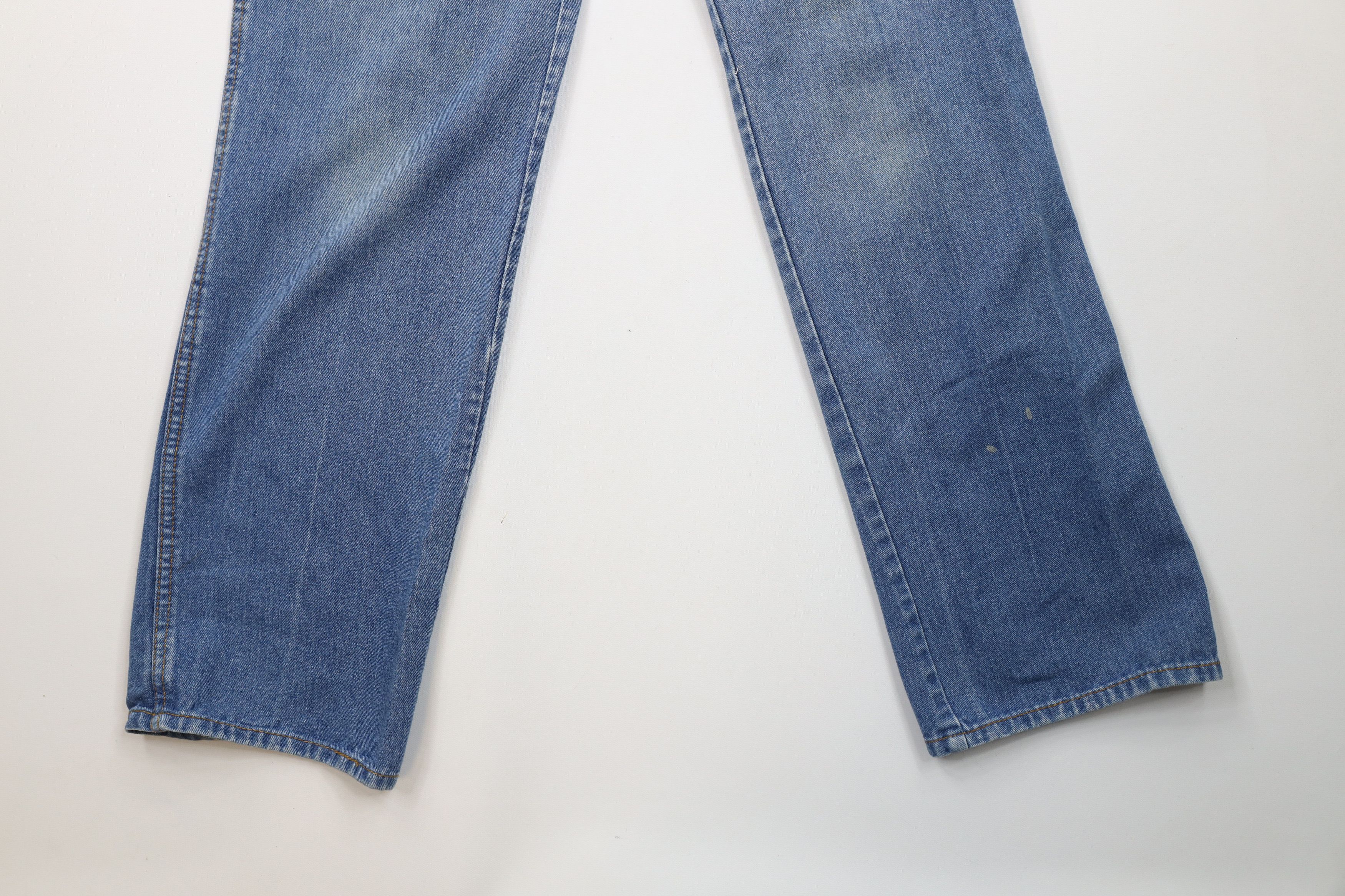 Vintage Vintage 80s 90s Streetwear Flared Denim Jeans Blue Size 32" / US 10 / IT 46 - 4 Thumbnail
