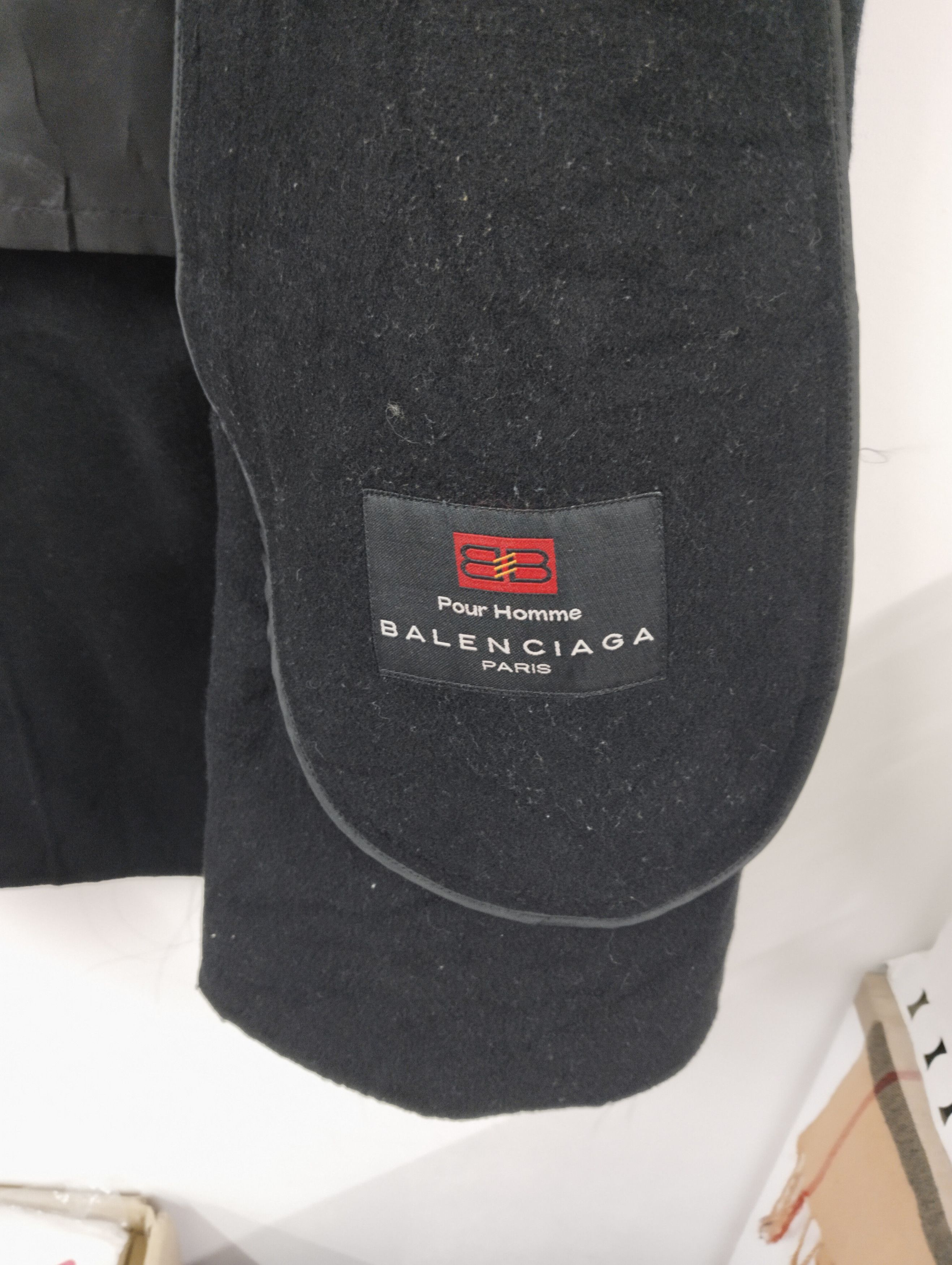 Balenciaga 🔥VINTAGE BALENCIAGA PARIS COAT WOOL Size US L / EU 52-54 / 3 - 2 Thumbnail