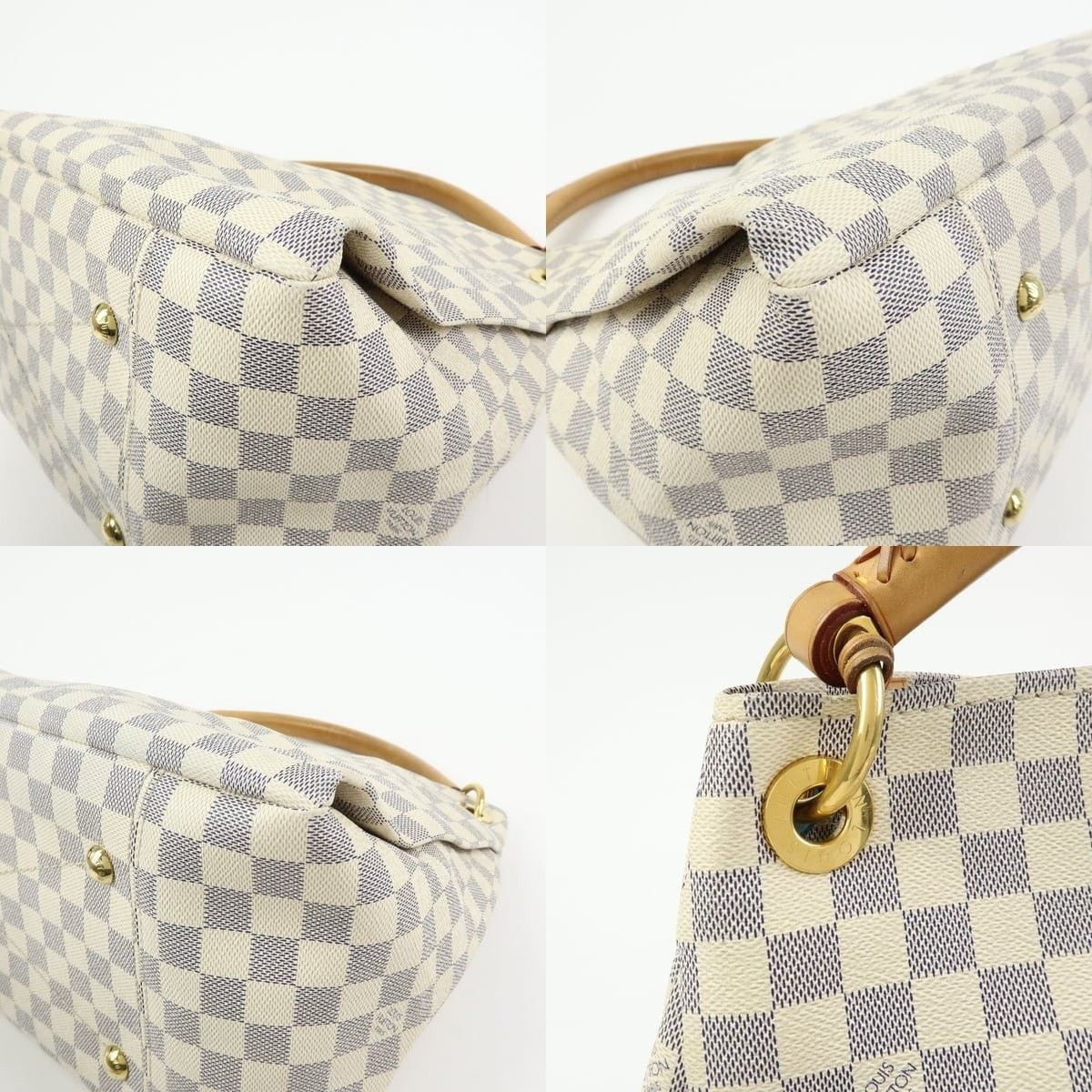 Louis Vuitton Louis Vuitton Damier Azur Artsy MM Shoulder Bag Size ONE SIZE - 5 Thumbnail