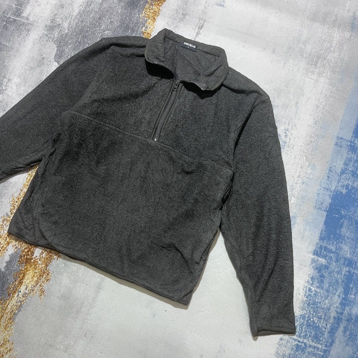 Japanese Brand × Kansai Yamamoto × Uniqlo Uniqlo Anorax Fleece Jacket Designer Size US L / EU 52-54 / 3 - 2 Thumbnail