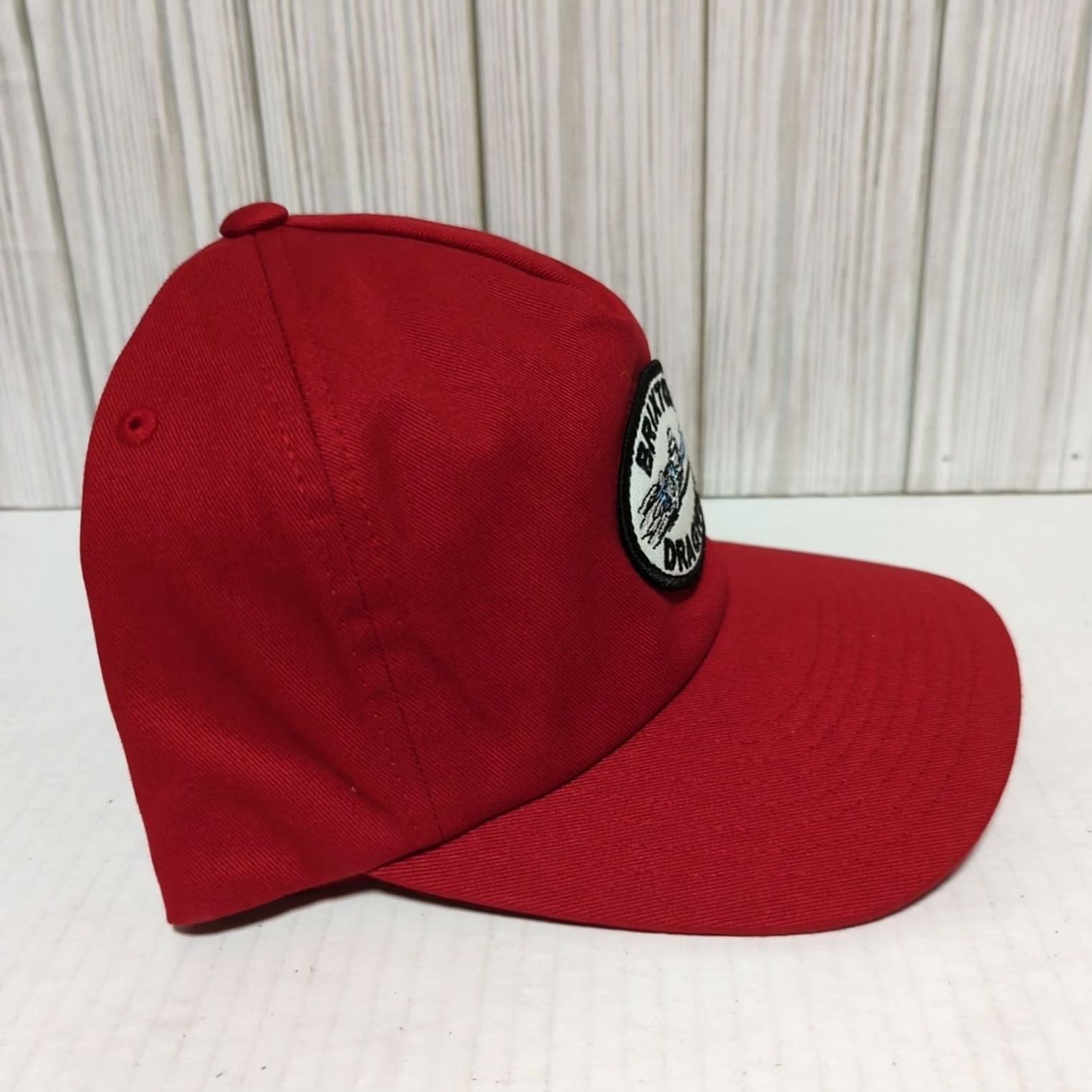 Brixton Brixton Dragway Hat Cap MP Race Patch A-Frame Unstructured Trucker Snapback Cars Hats Red One Size Men Adjustable Cotton Snapback Unstructured Size ONE SIZE - 6 Thumbnail
