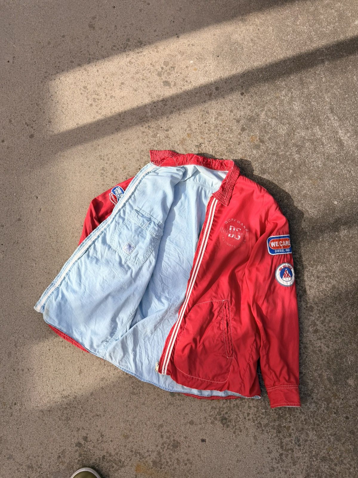 Vintage Vintage Denim Reversible Jacket – 70s Sanforized Workwear Size US L / EU 52-54 / 3 - 2 Thumbnail