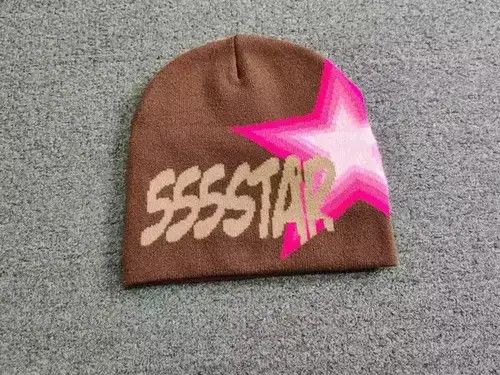 Other Super Star Graphic No Cuff Beanie Hat Brown Size ONE SIZE - 4 Thumbnail