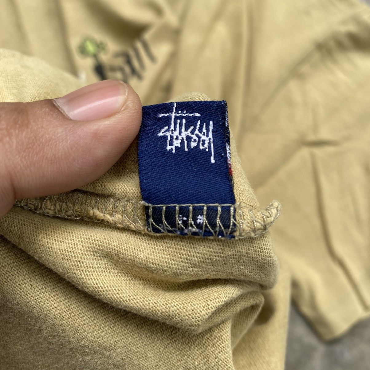 Stussy Vintage 90s Stussy Beige Knowledge Is King USA Tee Size US XXL / EU 58 / 5 - 13 Thumbnail