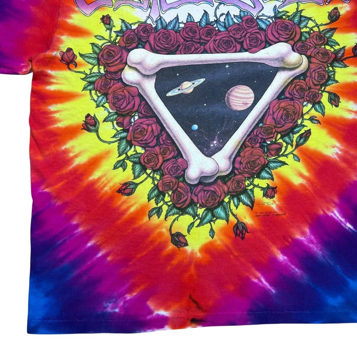 Band Tees Vintage 1992 Grateful Dead Steal Your Face Space Tie Dye Tee Size US M / EU 48-50 / 2 - 15 Thumbnail