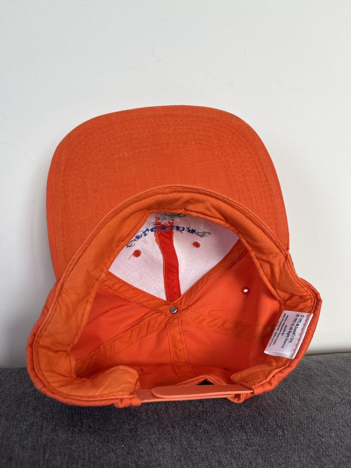 NBA × NCAA Vintage 1995 Florida Gators Orange McDonalds Cap Size ONE SIZE - 7 Thumbnail