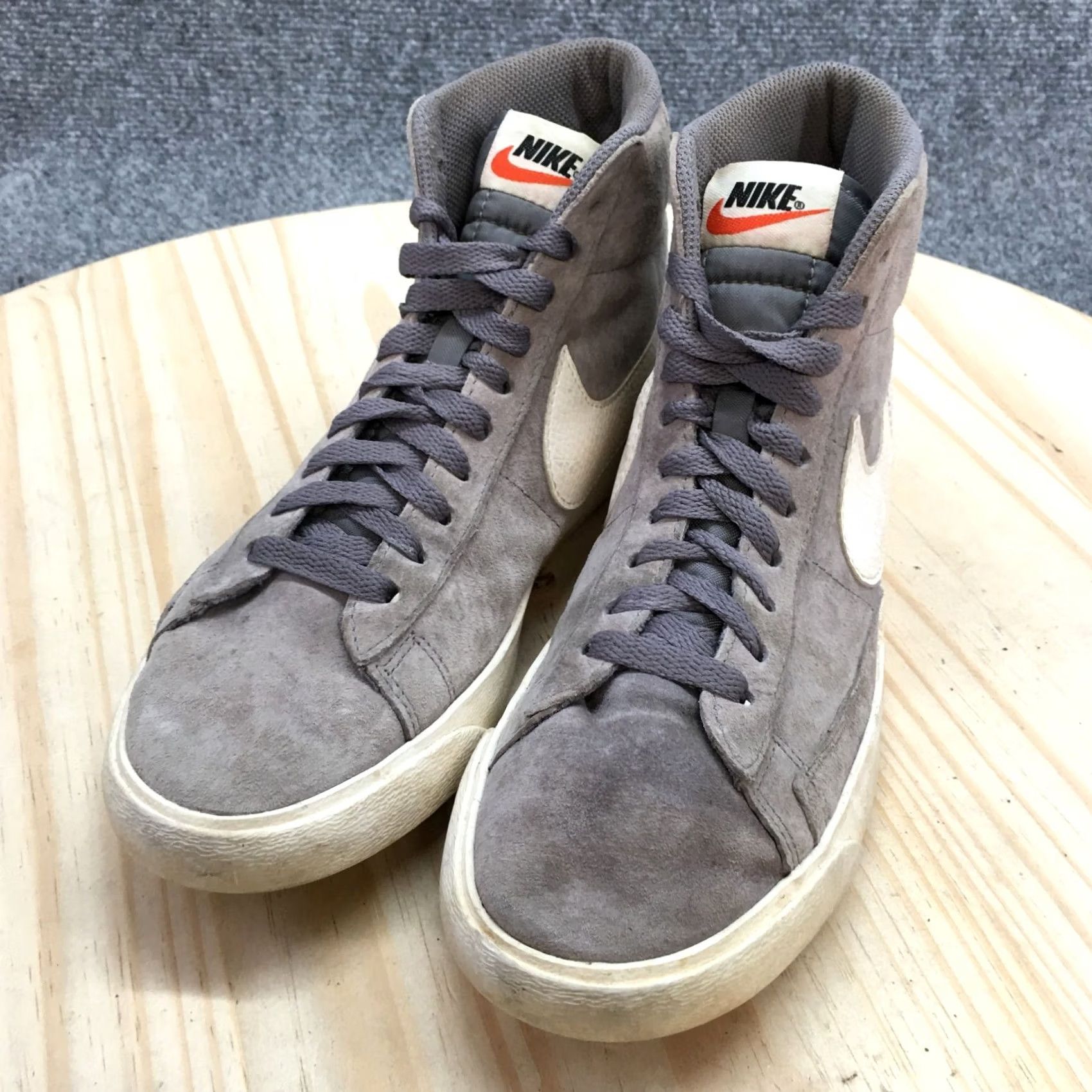 Nike Nike Womens 7.5 Blazer Mid Suede Lace Up Sneakers Gray US Size 7.5 - Athletic Wear Size M / US 6-8 / IT 42-44 - 3 Thumbnail