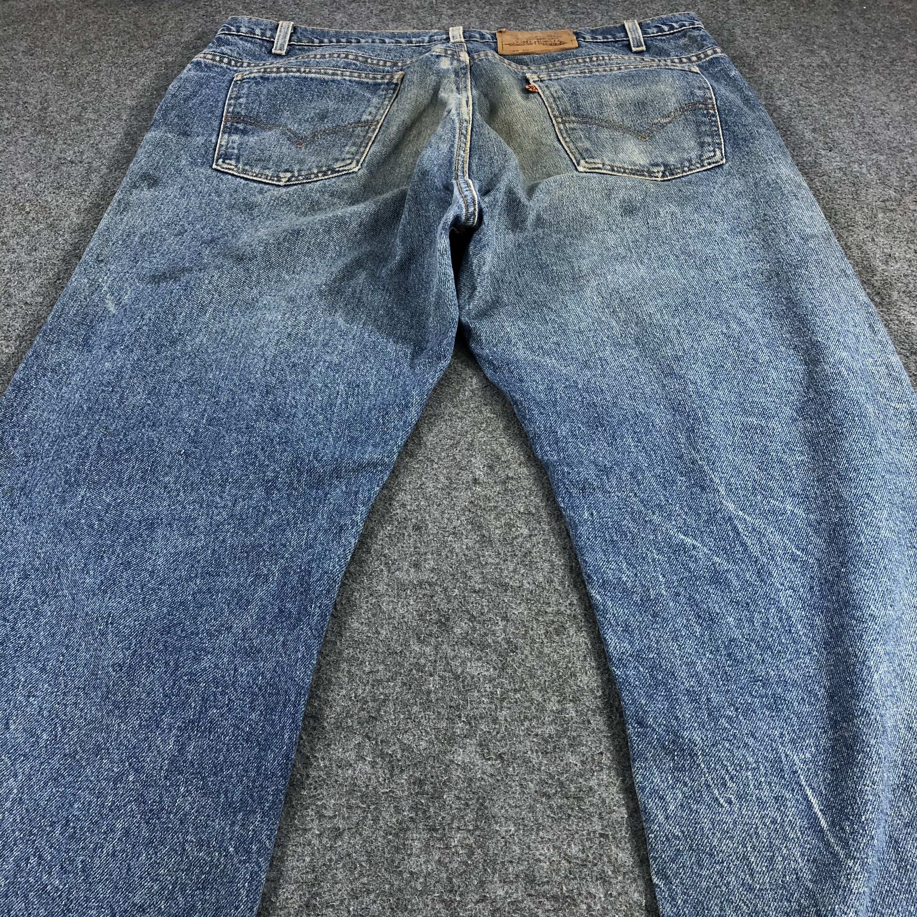 Levi's × Vintage Vintage 90s Levis 505 Orange Jeans-JM1344 Size US 41 - 4 Thumbnail