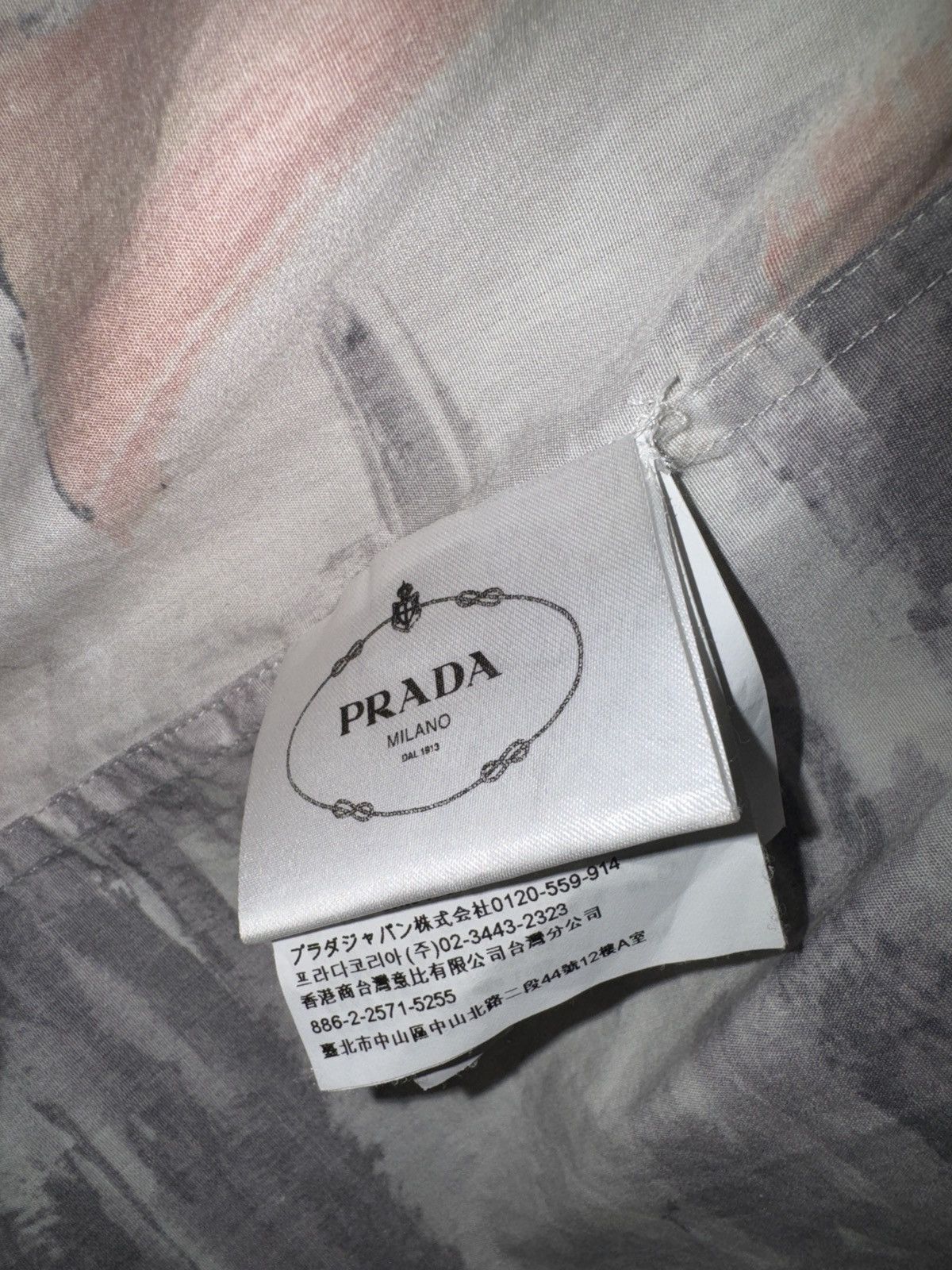 Prada Prada Camp Collar Painted Shirt Size US S / EU 44-46 / 1 - 6 Thumbnail