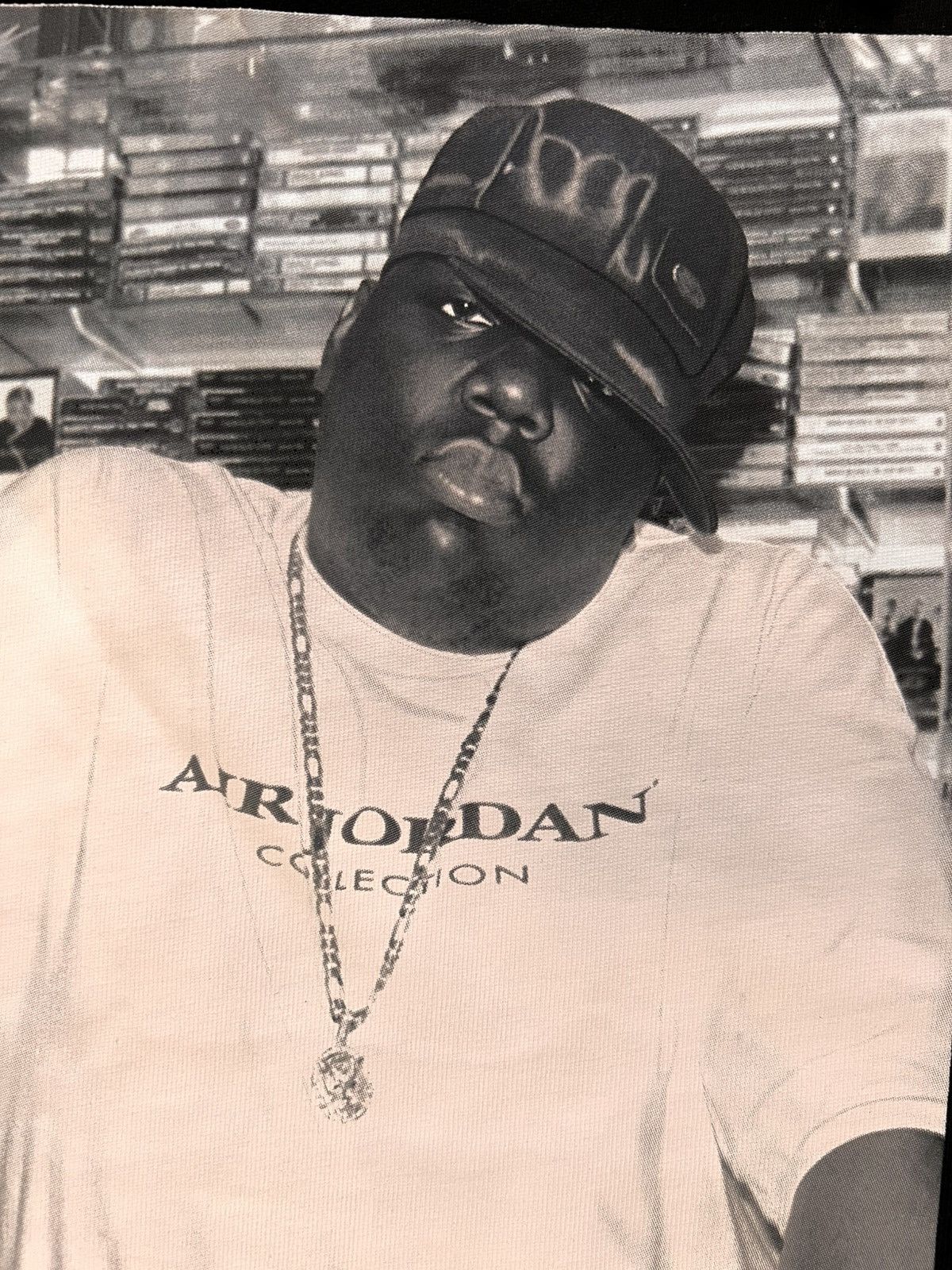 Jordan Brand Supreme Jordan Biggie Notorious BIG tee Tshirt black photo Size US M / EU 48-50 / 2 - 4 Thumbnail