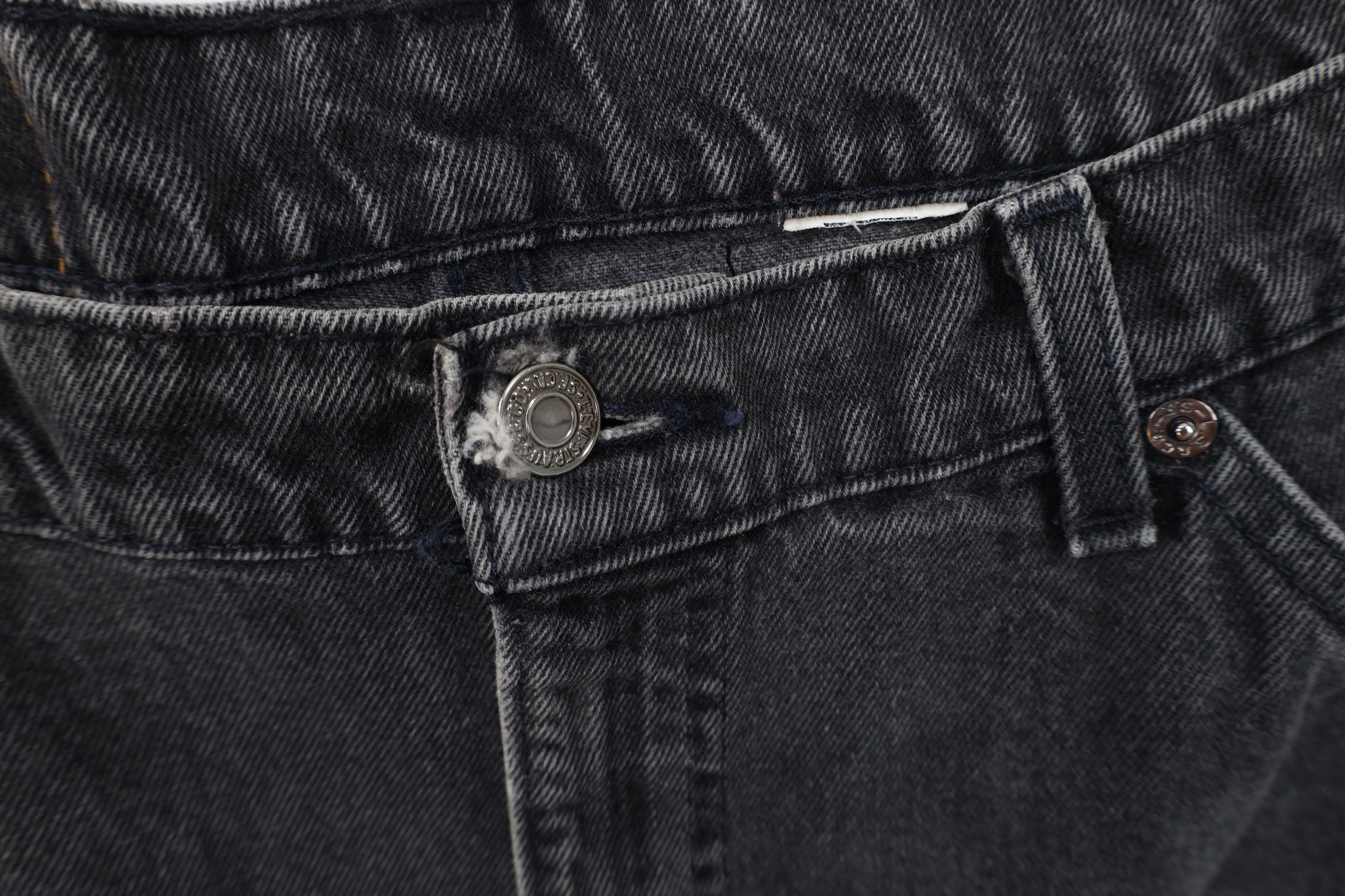 Levi's Vintage 90s Levis 550 Orange Tab Denim Jeans Black Cotton Size US 40 / EU 56 - 5 Thumbnail