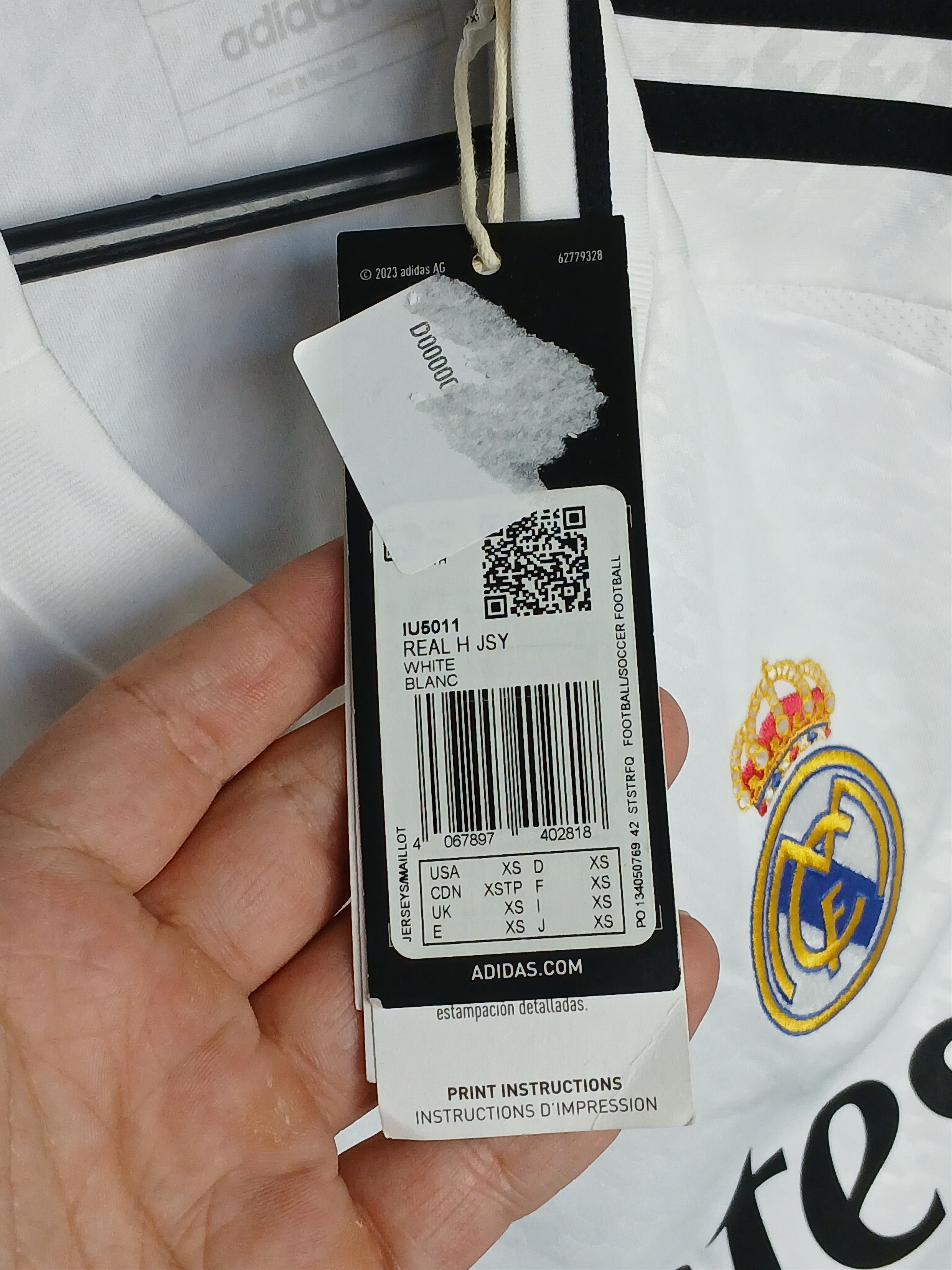 Adidas New Real Madrid 24/25 Home Football Jersey T-Shirt Size US XS / EU 42 / 0 - 12 Thumbnail