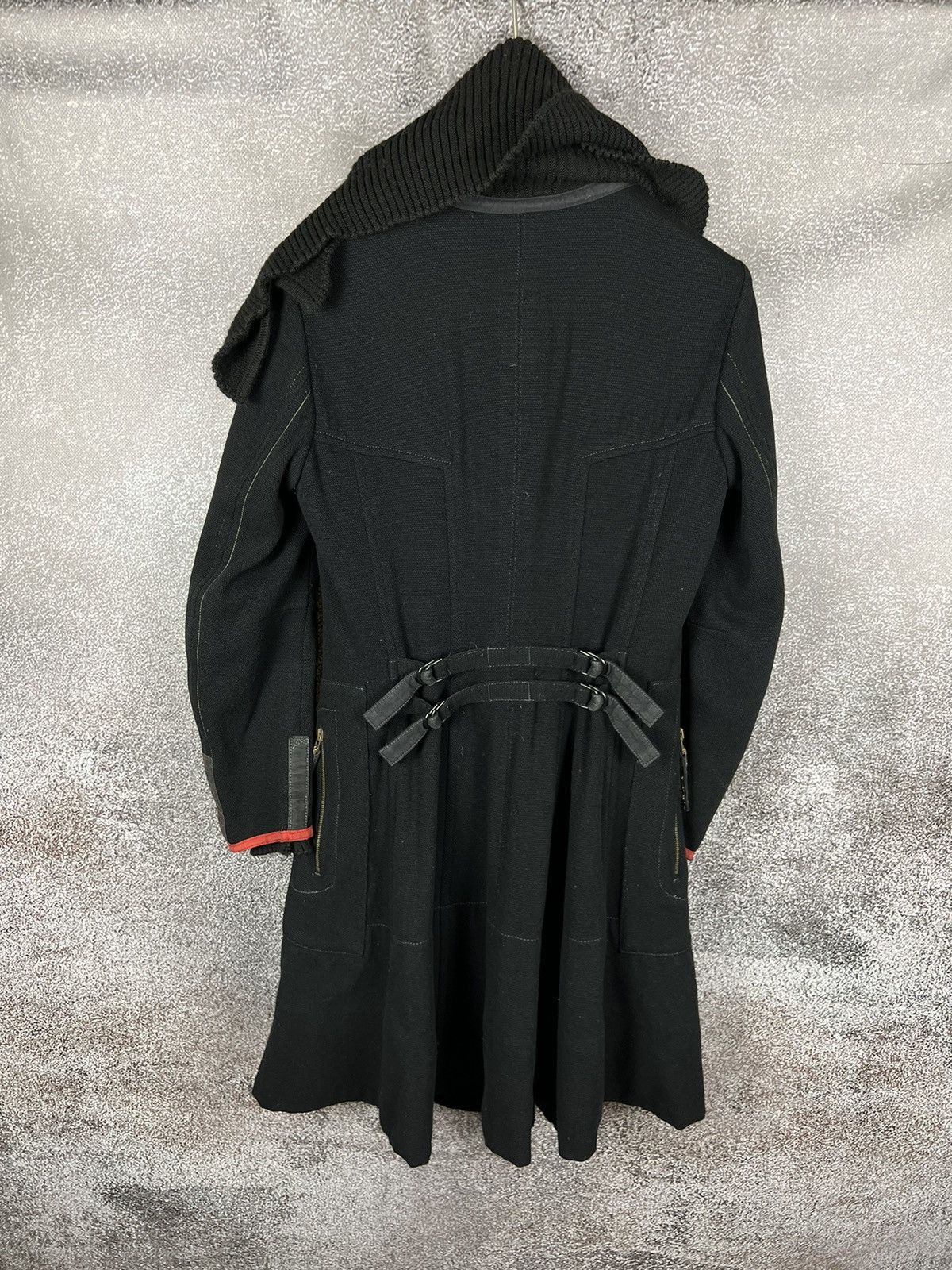 Marithe + Francois Girbaud Marithe + Francouis Girbaud wool avant-garde coat goth y2k Size M / US 6-8 / IT 42-44 - 6 Thumbnail