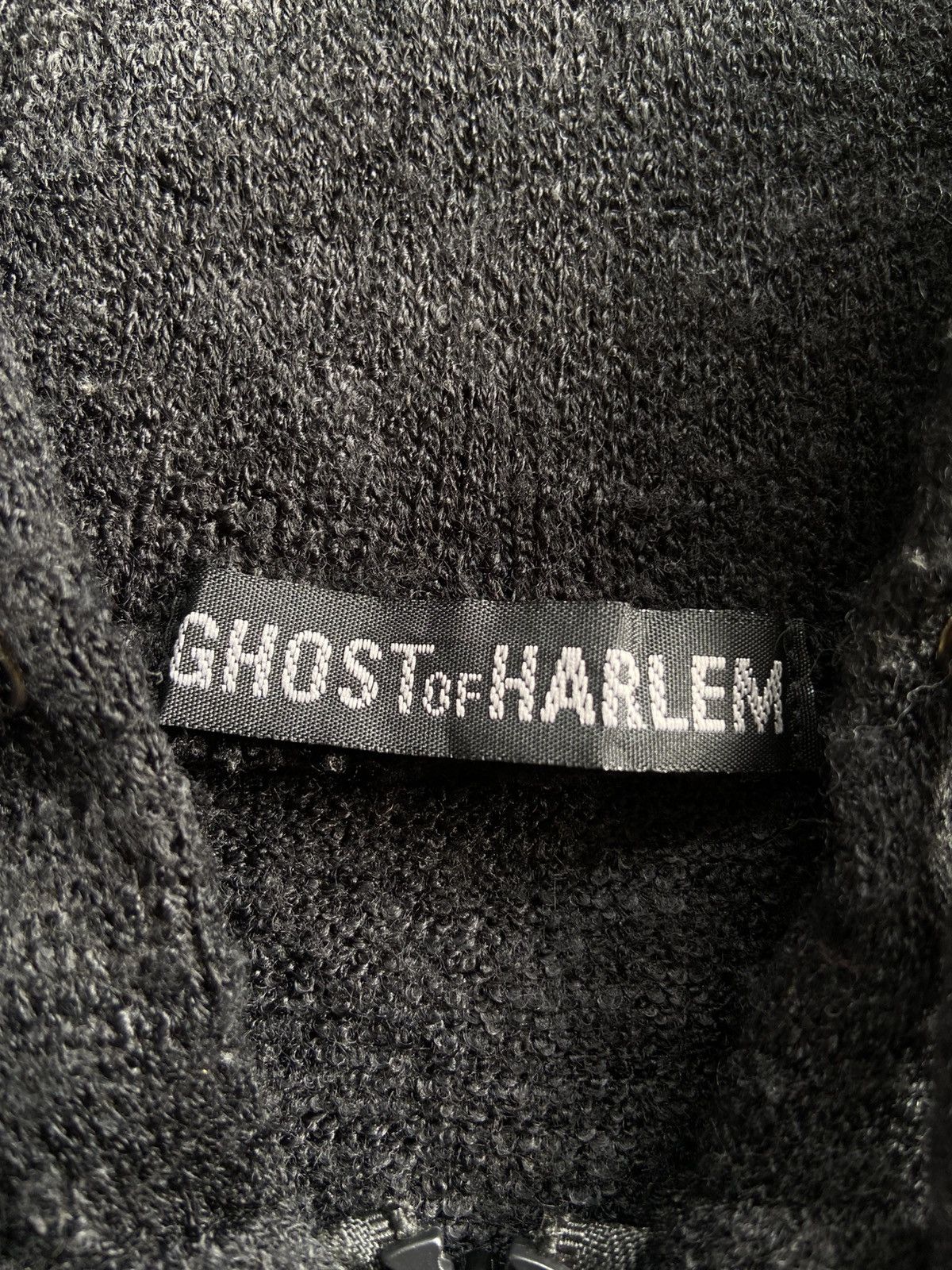 Japanese Brand 2000s Ghost Of Harlem - Vkei Style Skull Zip Hoodie Size US S / EU 44-46 / 1 - 6 Thumbnail