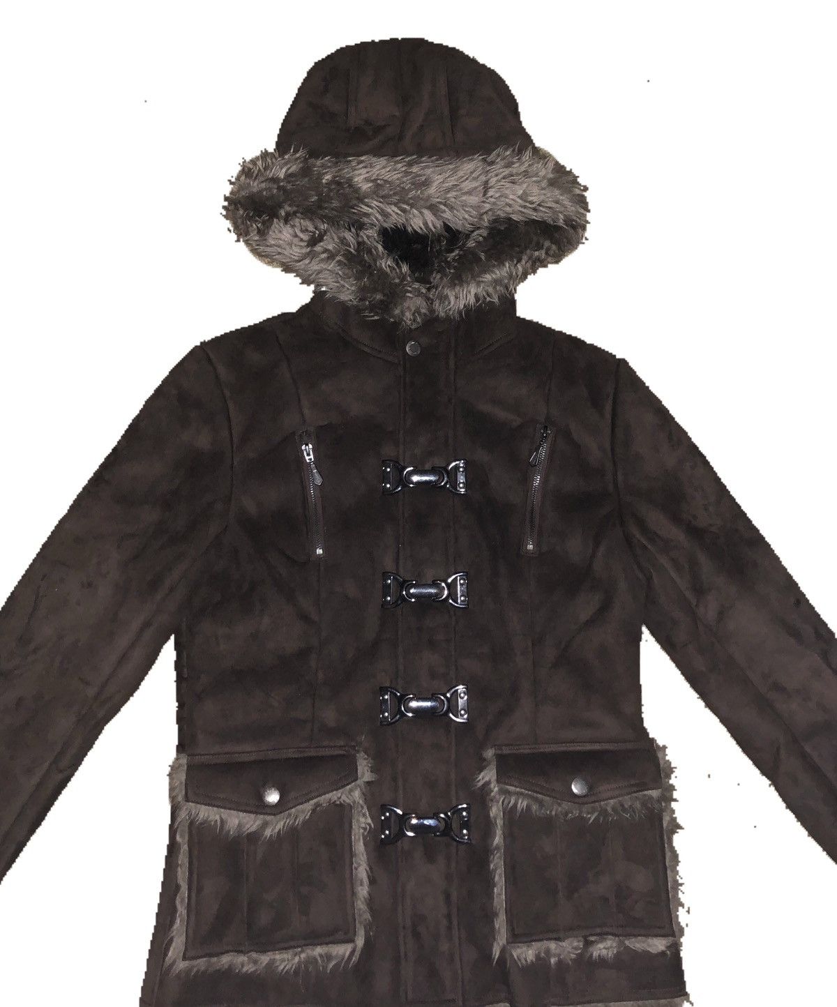 image of In The Attic Brown Fur Coat, Men's (Size Medium)