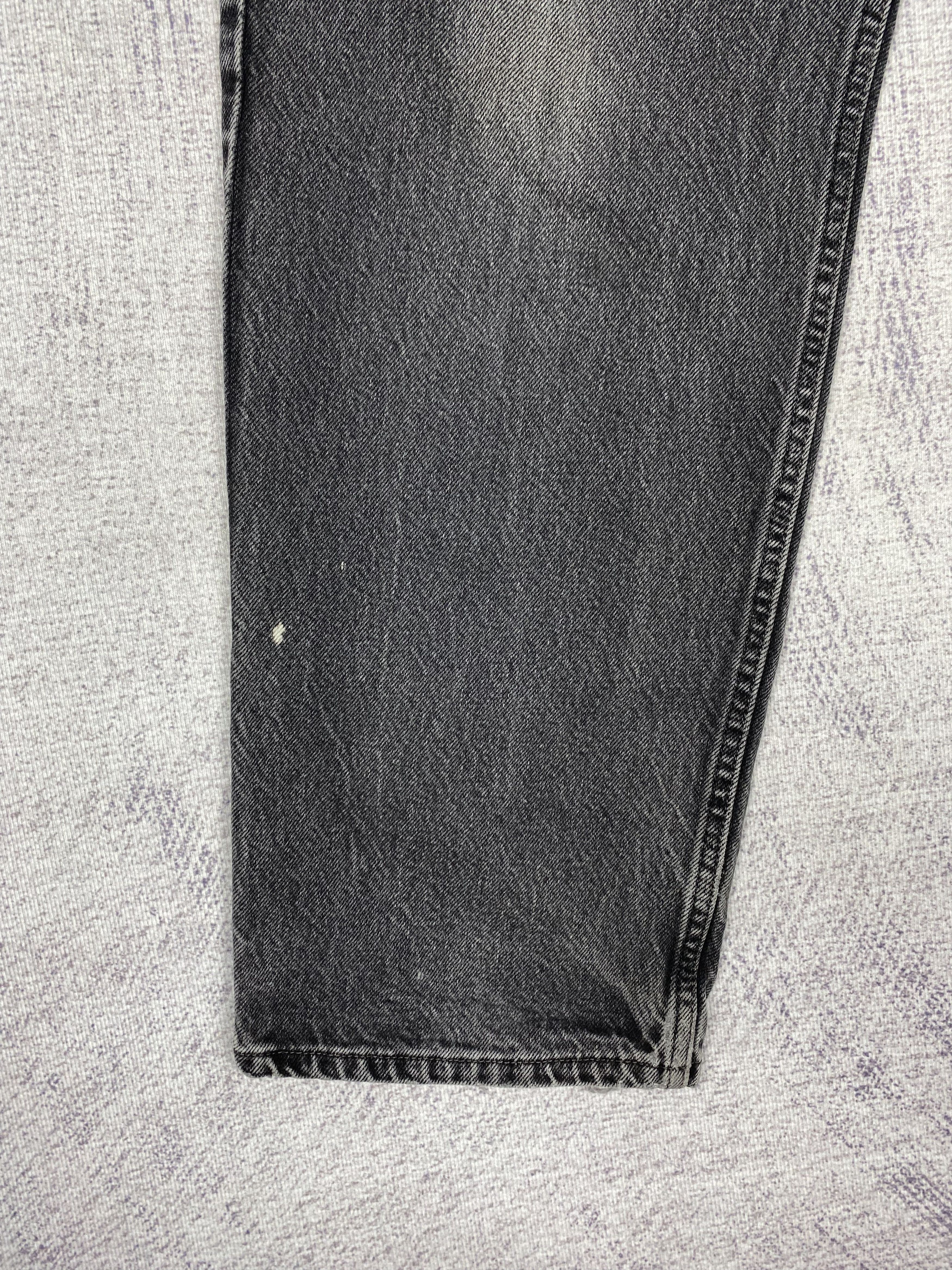 Levi's Vintage Levi's 550 Relaxed Fit Black Denim Jeans PT0482 Size US 36 / EU 52 - 6 Thumbnail