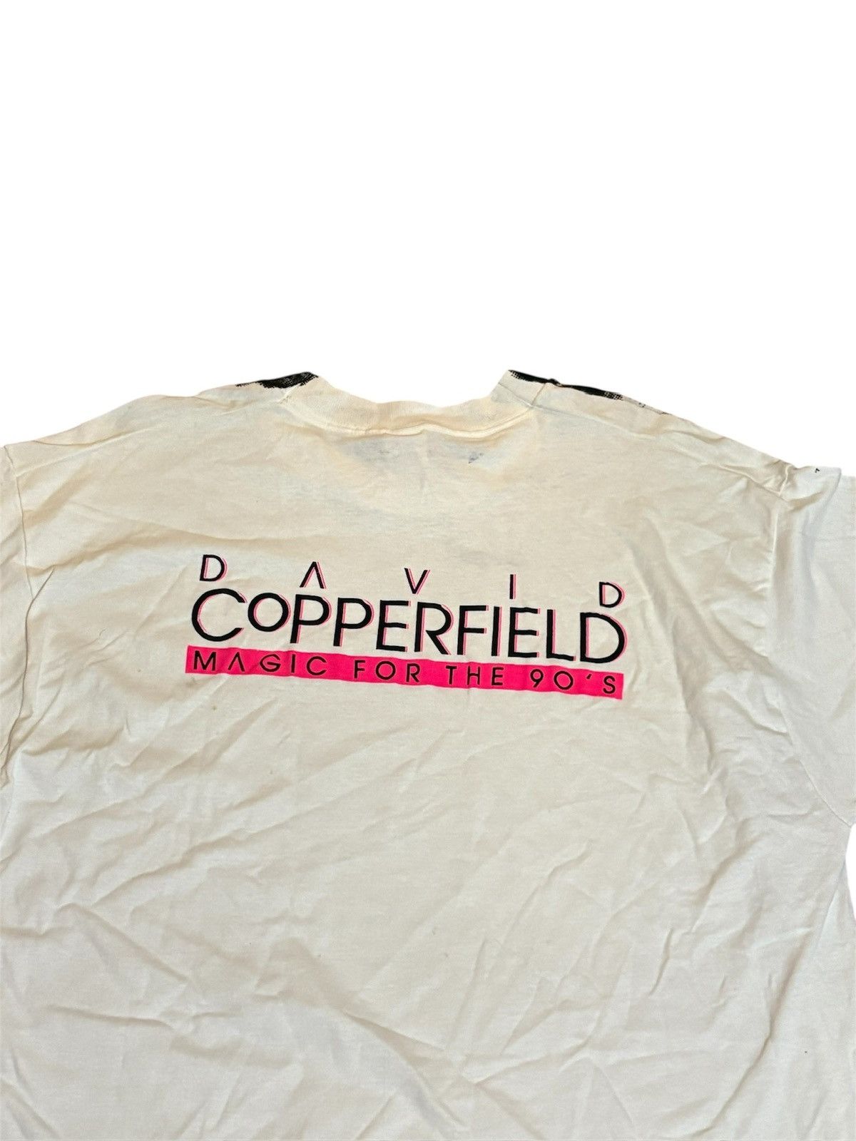 Vintage 1990 David copperfield T shirt Size US XL / EU 56 / 4 - 3 Thumbnail