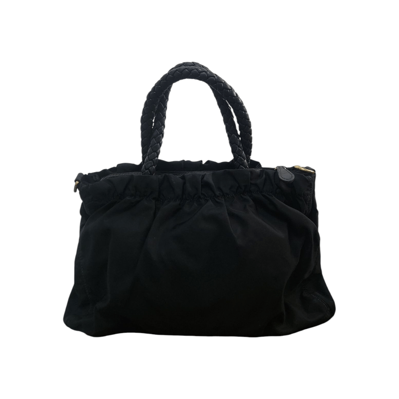 Prada Bow Prada Black Tessuto Satchel handbag Size ONE SIZE - 2 Thumbnail