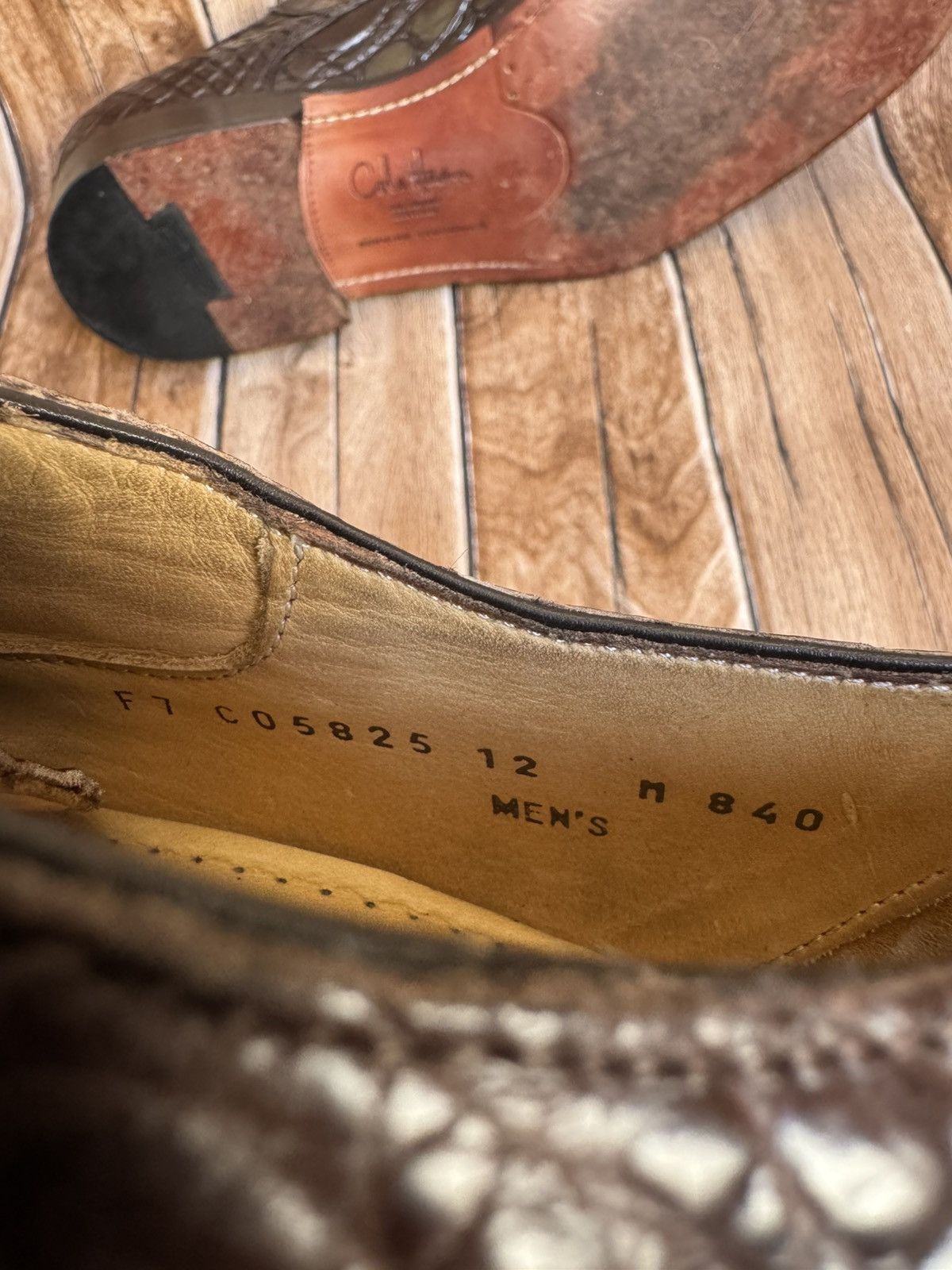 Cole Haan Genuine crocodile leather dress shoe Size US 12 / EU 45 - 10 Thumbnail