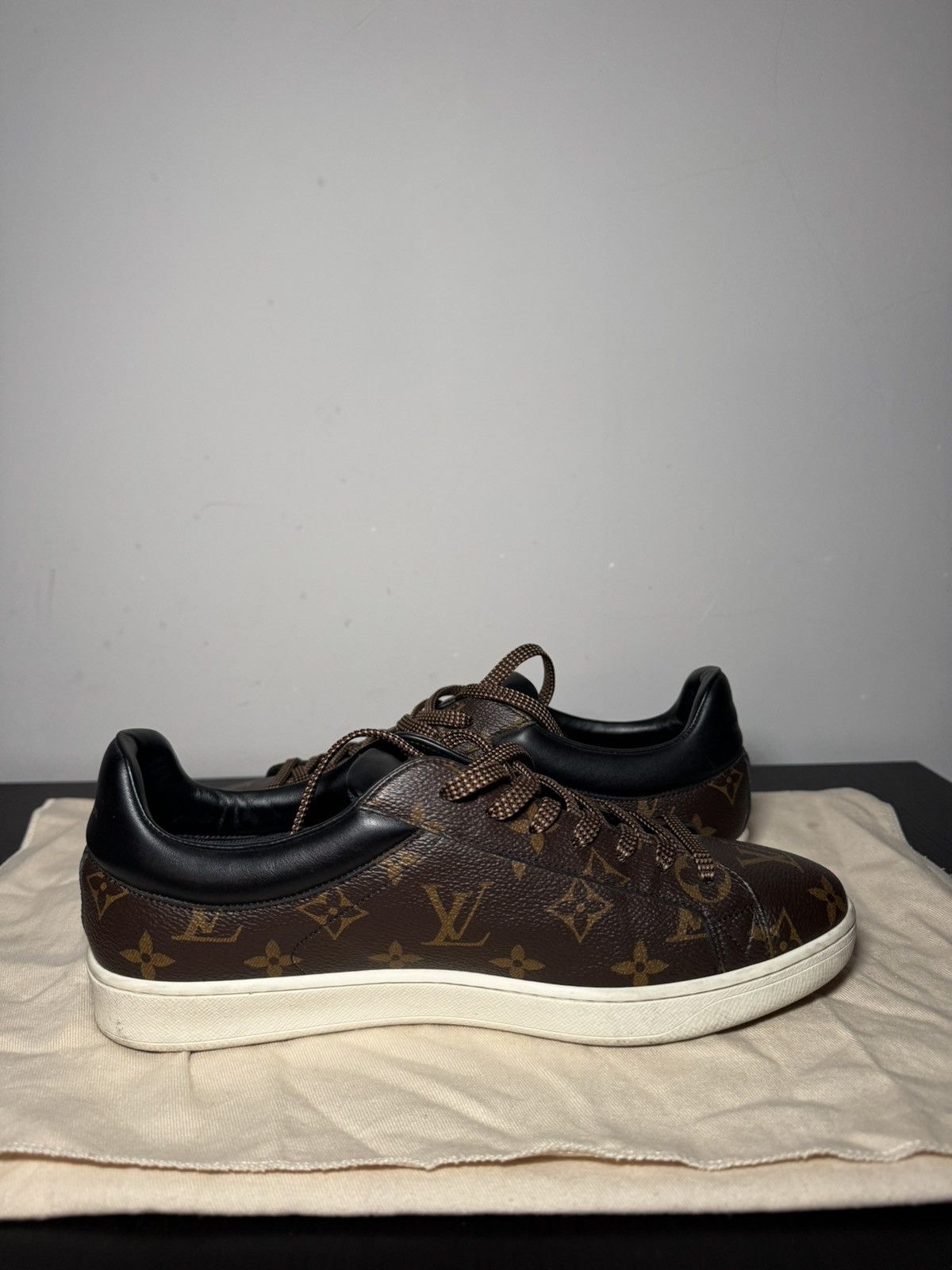 Louis Vuitton Louis Vuitton Luxembourg Sneaker Monogram Canvas Size US 8 / EU 41 - 6 Thumbnail
