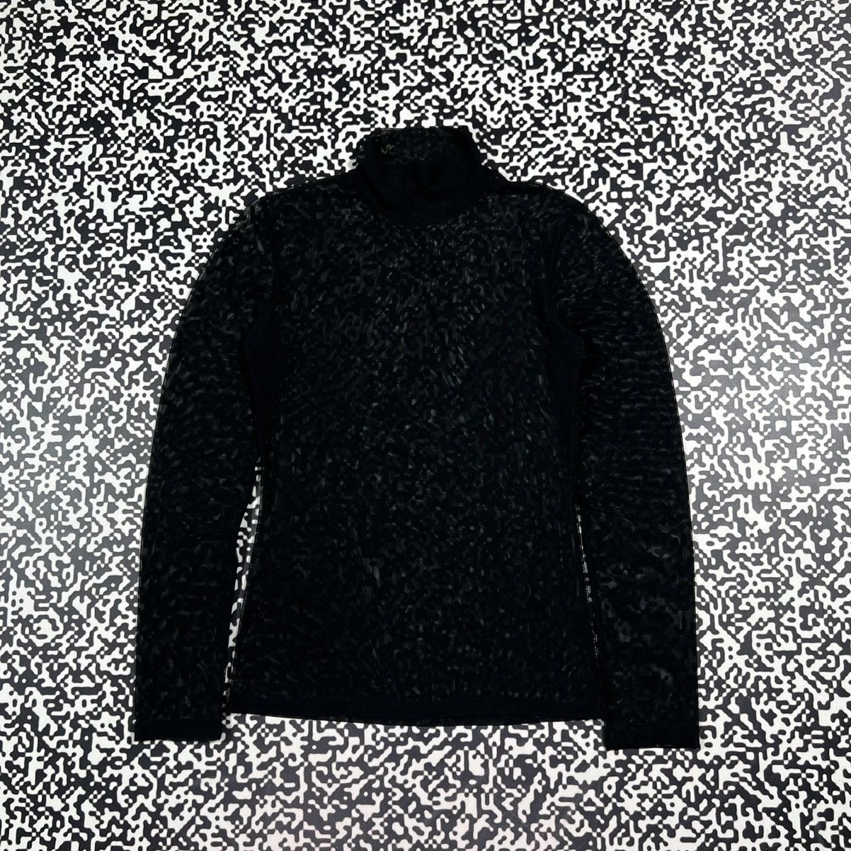 Japanese Brand Vintage Y2K Japanese Mesh Retro Style Longsleeve 90s Style Size S / US 4 / IT 40 - 3 Thumbnail