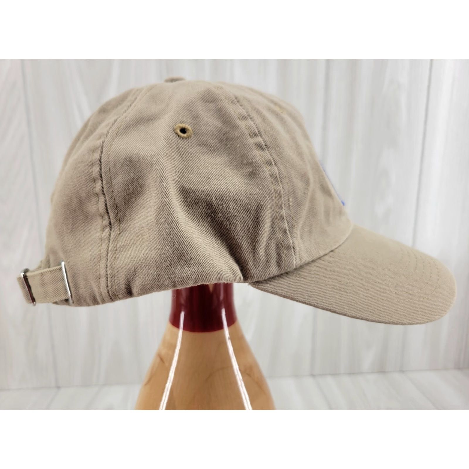 Imperial Imperial Golf Hat Strapback Tan Cotton Knit Adjustable Men Sized Cap Cap Size ONE SIZE - 5 Thumbnail