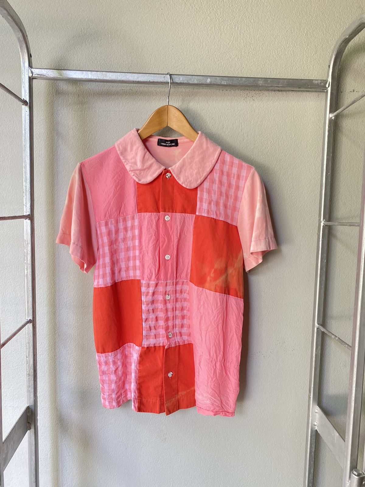 Comme des Garcons Comme des Garcons distressed patchwork shirt Size S / US 4 / IT 40 - 13 Thumbnail