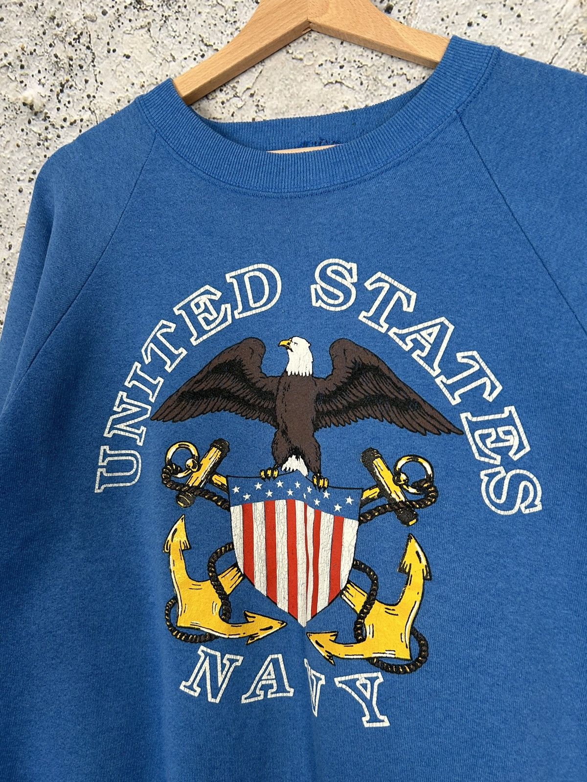 Vintage Vintage United States Navy Military Crewneck 80s 90s Hype Size US M / EU 48-50 / 2 - 3 Thumbnail
