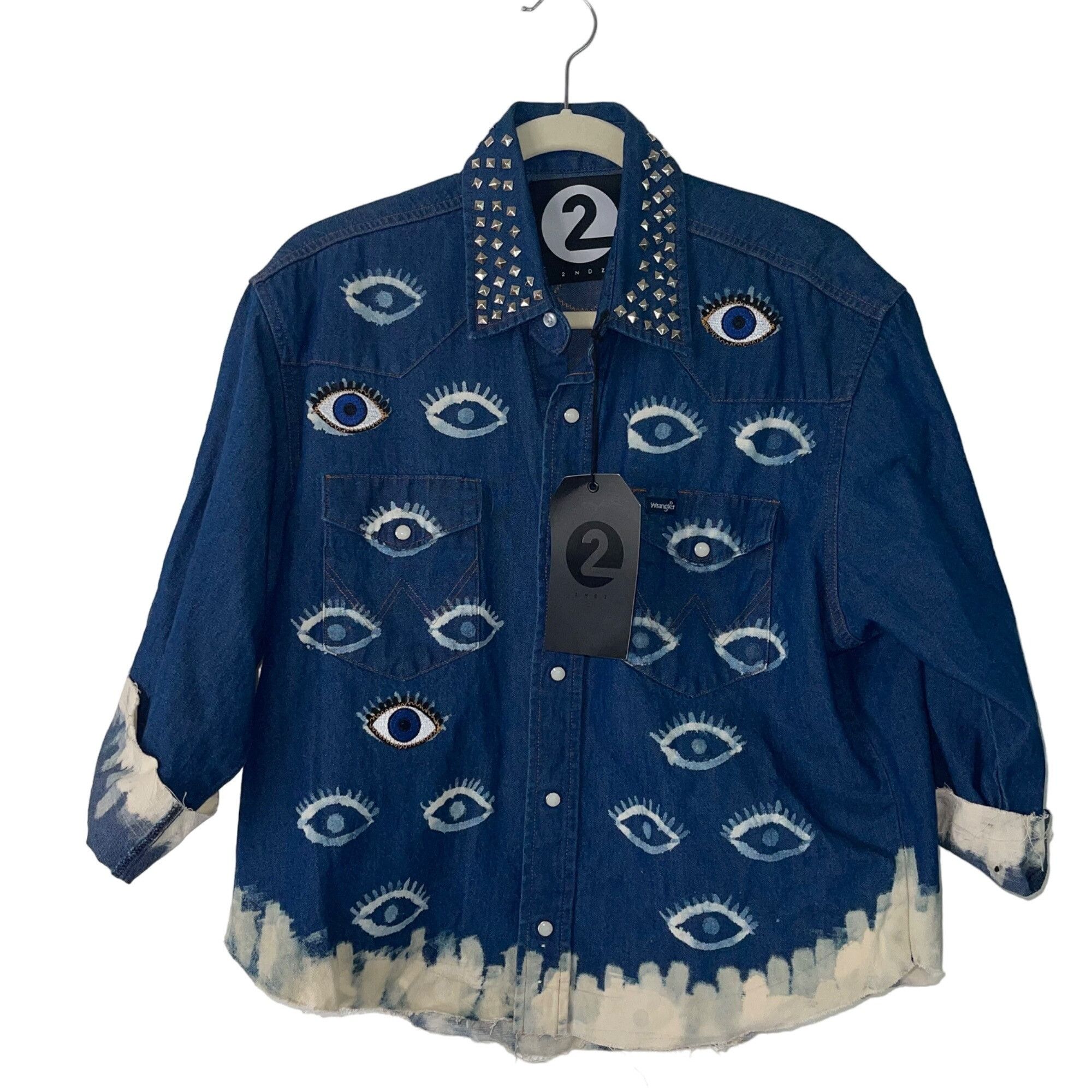 2ndz Mens Shirt Size Medium Blue