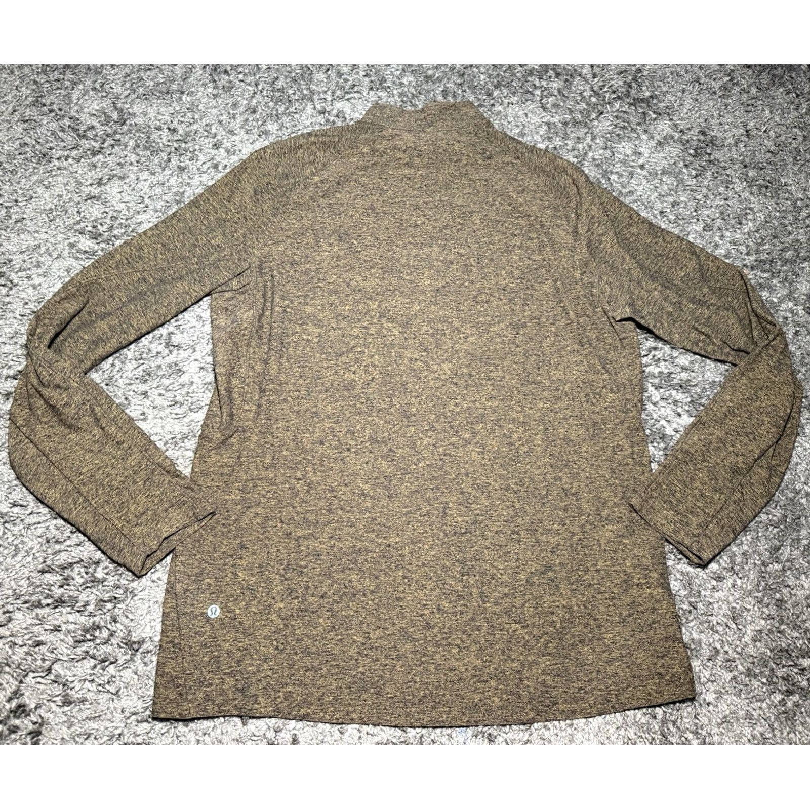 Lululemon Lululemon Vent Tech Green 1/4 Zip Shirt Run Train Yoga Sweater Top Size XL Brown Size US XL / EU 56 / 4 - 7 Thumbnail
