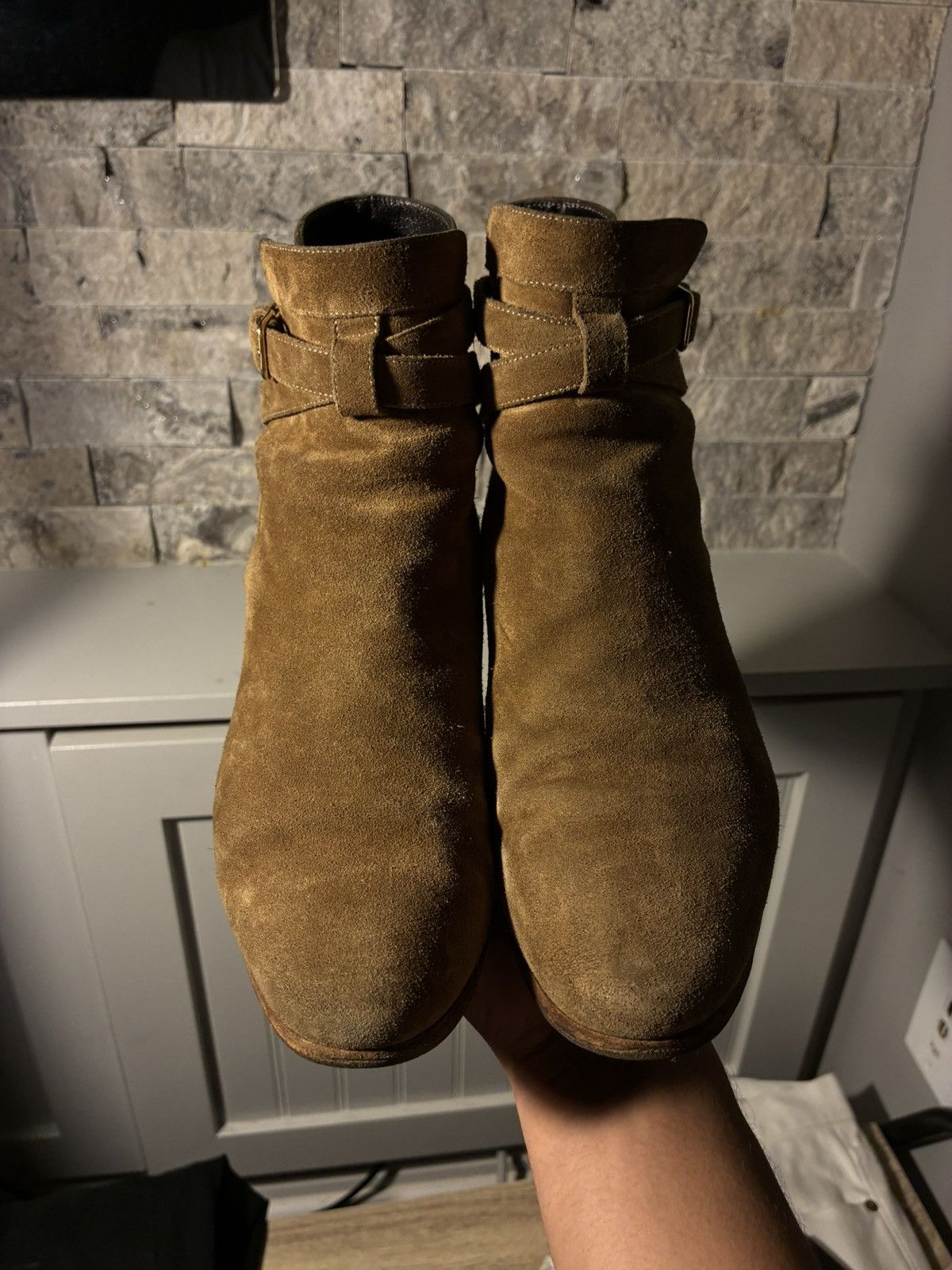 Saint Laurent Paris Saint Laurent Boots Size US 6.5 / EU 39-40 - 2 Thumbnail