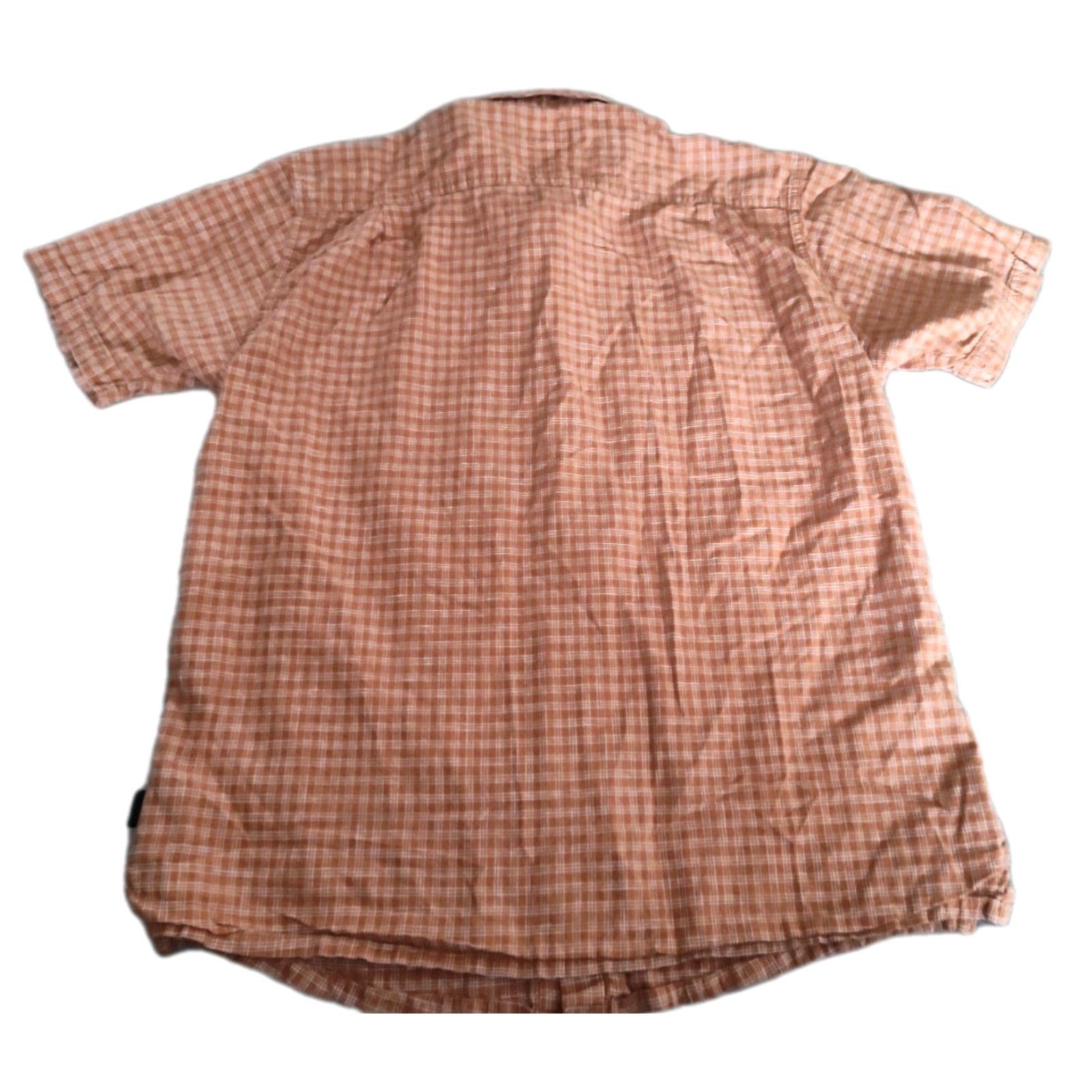 Patagonia Patagonia Shirt Mens L Orange Rust Back Step Plaid Short Sleeve Hemp Organic Button-Up Casual All Seasons Size US L / EU 52-54 / 3 - 2 Thumbnail