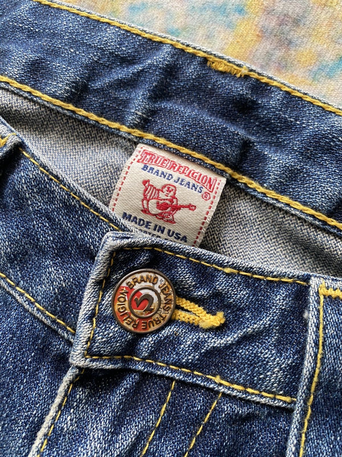 True Religion True Religion Distressed Denim Jeans – Blue Wash Size 28" / US 6 / IT 42 - 5 Thumbnail