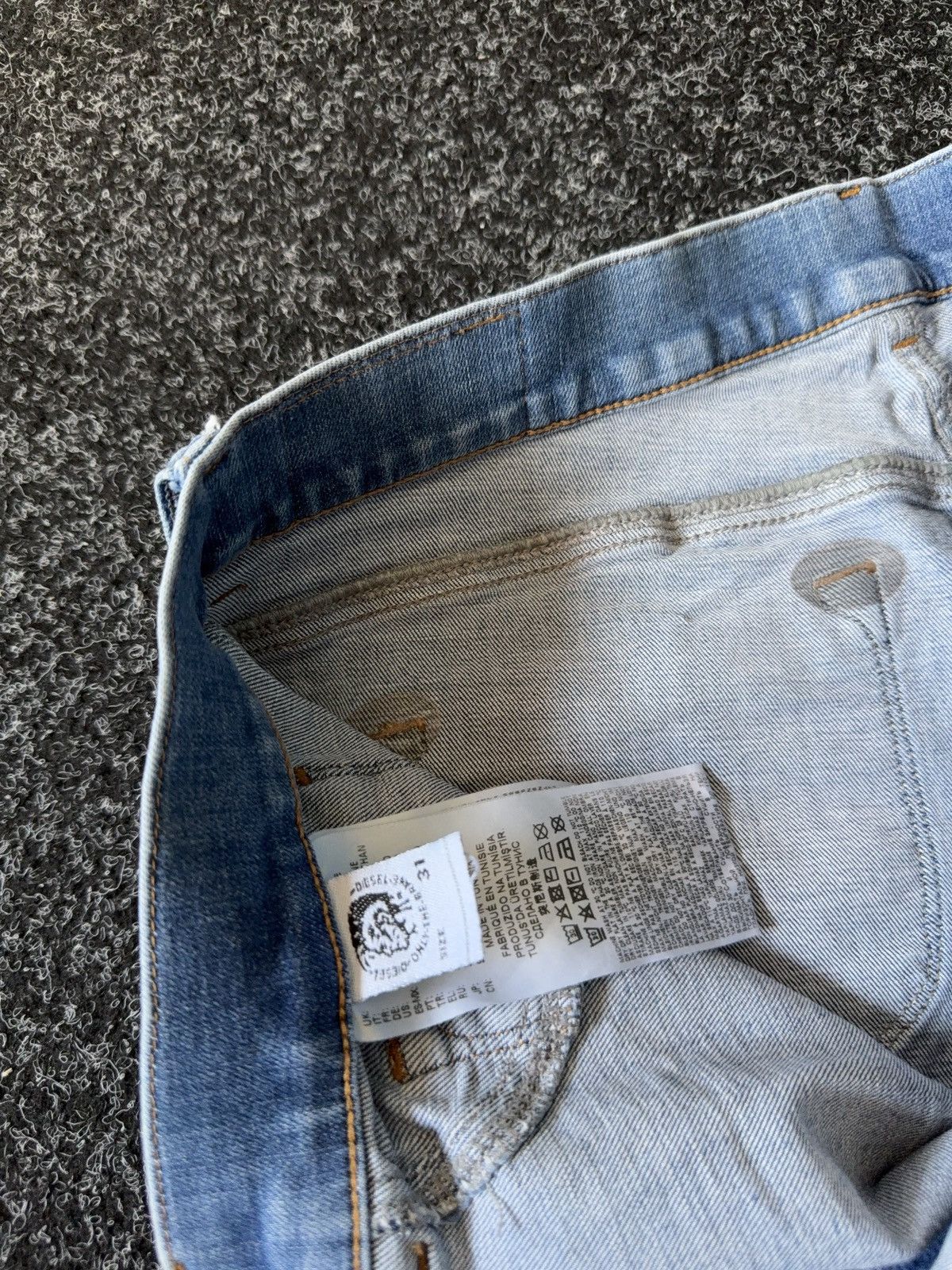 Diesel Luxury Y2K Diesel Livier-Ankle Light Wash Skinny Jeans W31 Size 31" - 9 Thumbnail