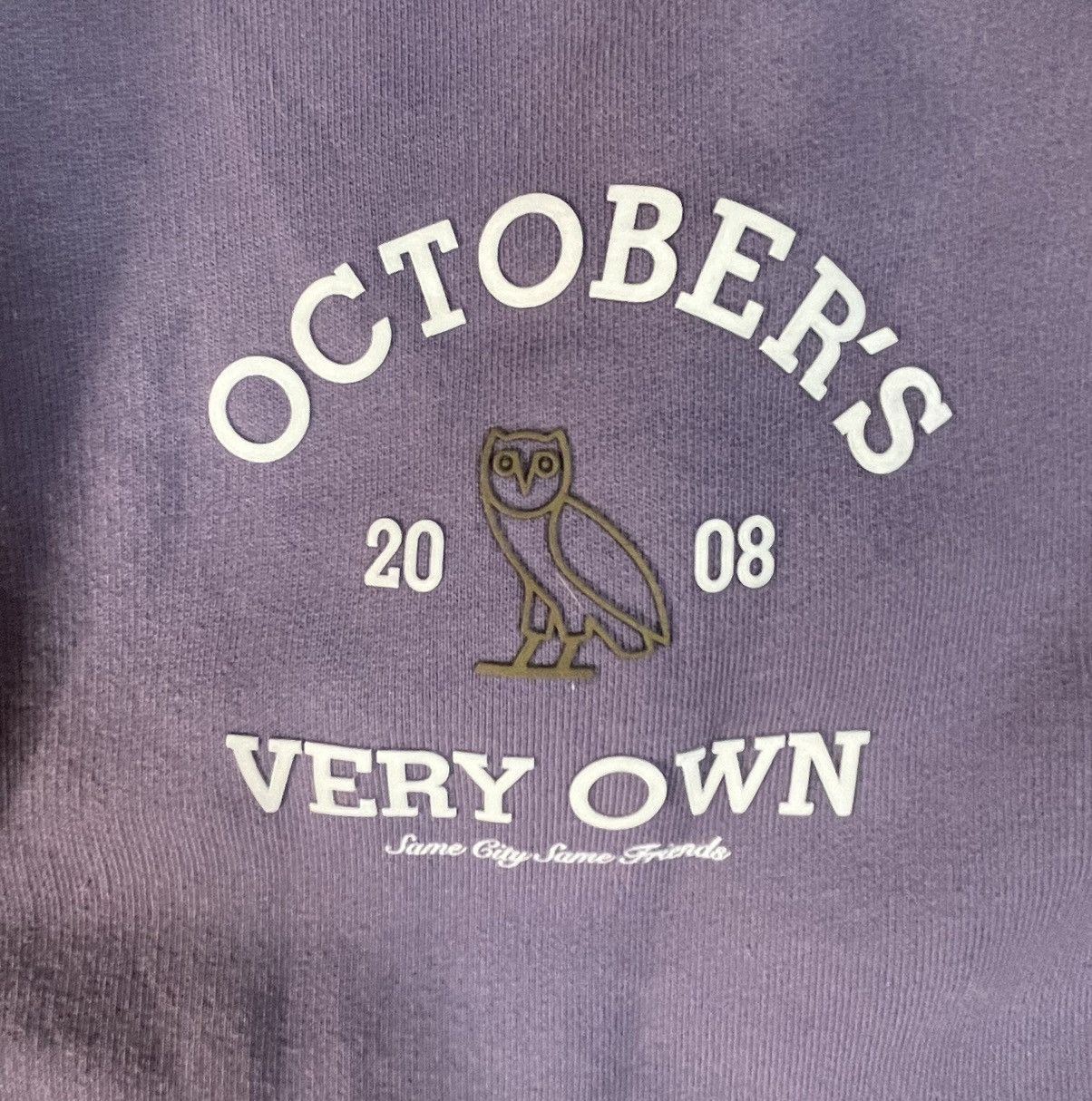 October's Very Own Purple OVO Collegiate Sweatpants Size US 32 / EU 48 - 3 Thumbnail