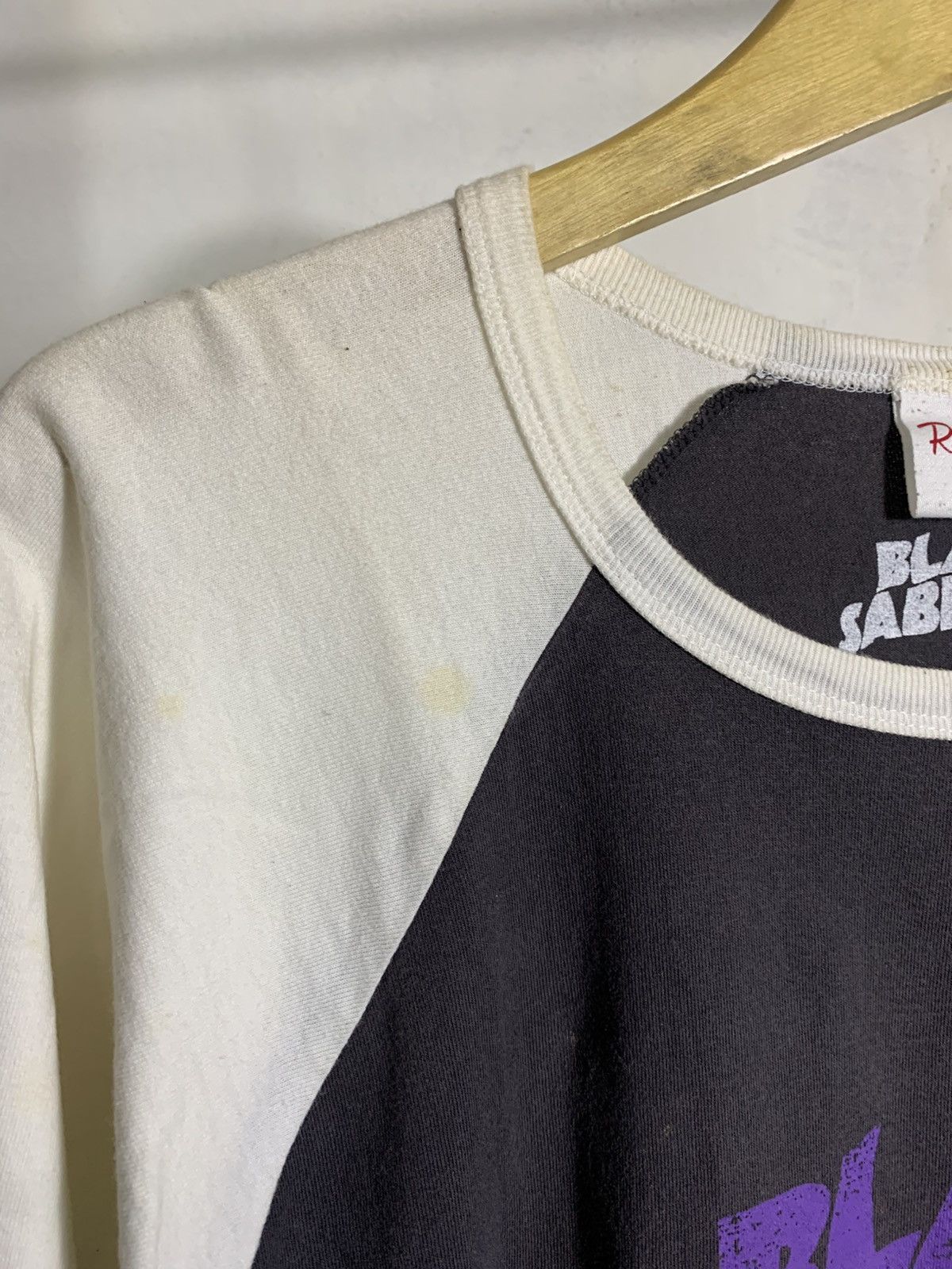 Vintage Black Sabbath Raglan Shirt Size US M / EU 48-50 / 2 - 4 Thumbnail