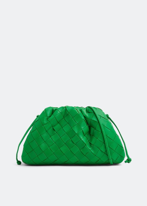 Bottega Veneta o1loc1c0824 Size: OS / Mini Pouch in Green Size ONE SIZE - 1 Thumbnail