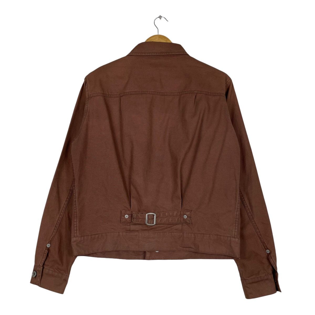 20471120 × Hysteric Glamour × Japanese Brand 💥REAL THING TRUCKER RICH BROWN JACKET Size US M / EU 48-50 / 2 - 7 Thumbnail
