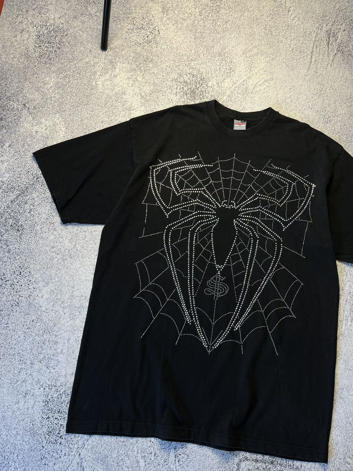 Vintage Rare Vintage Spider Big Logo T Shirt Y2K Size US XXL / EU 58 / 5 - 21 Thumbnail