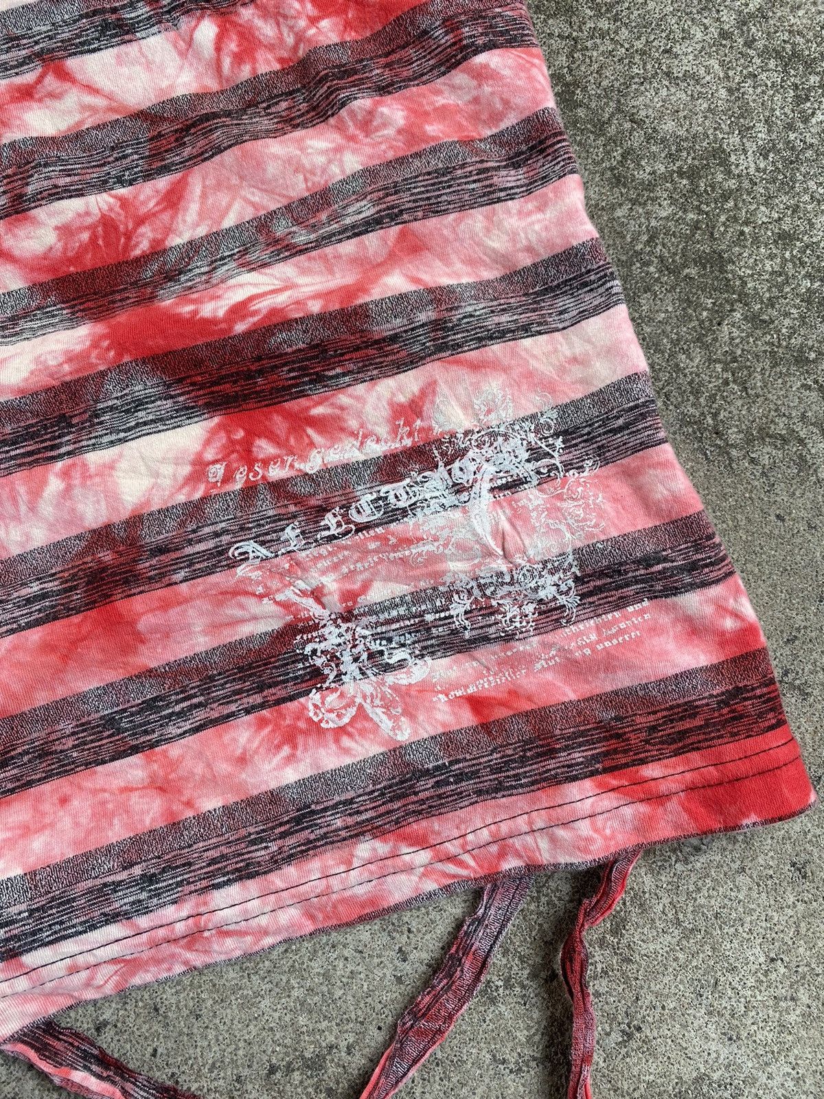 If Six Was Nine × Japanese Brand × Le Grande Bleu (L.G.B.) Blood storm laces up t-shirt (Unisex) Size US S / EU 44-46 / 1 - 3 Thumbnail