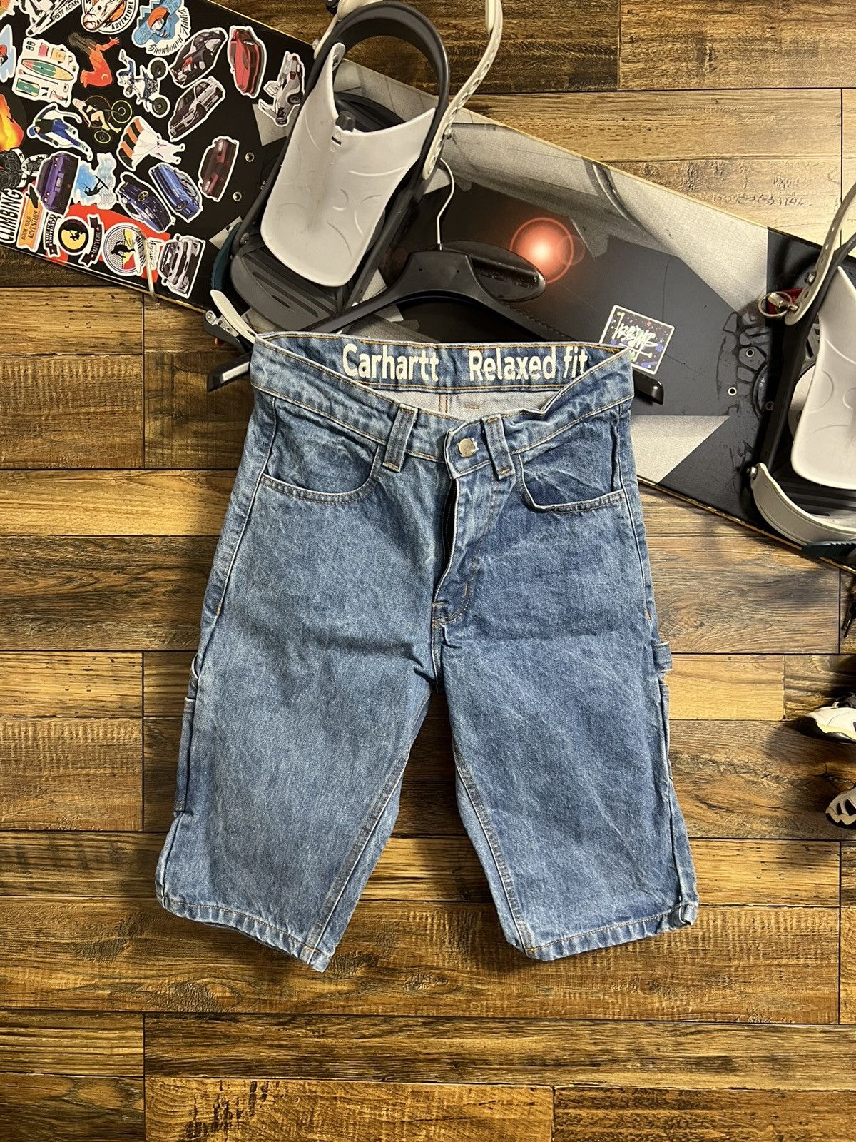 Carhartt Carhartt Men's Relaxed Fit Carpenter Denim Shorts Size 30 Size US 30 / EU 46 - 1 Thumbnail