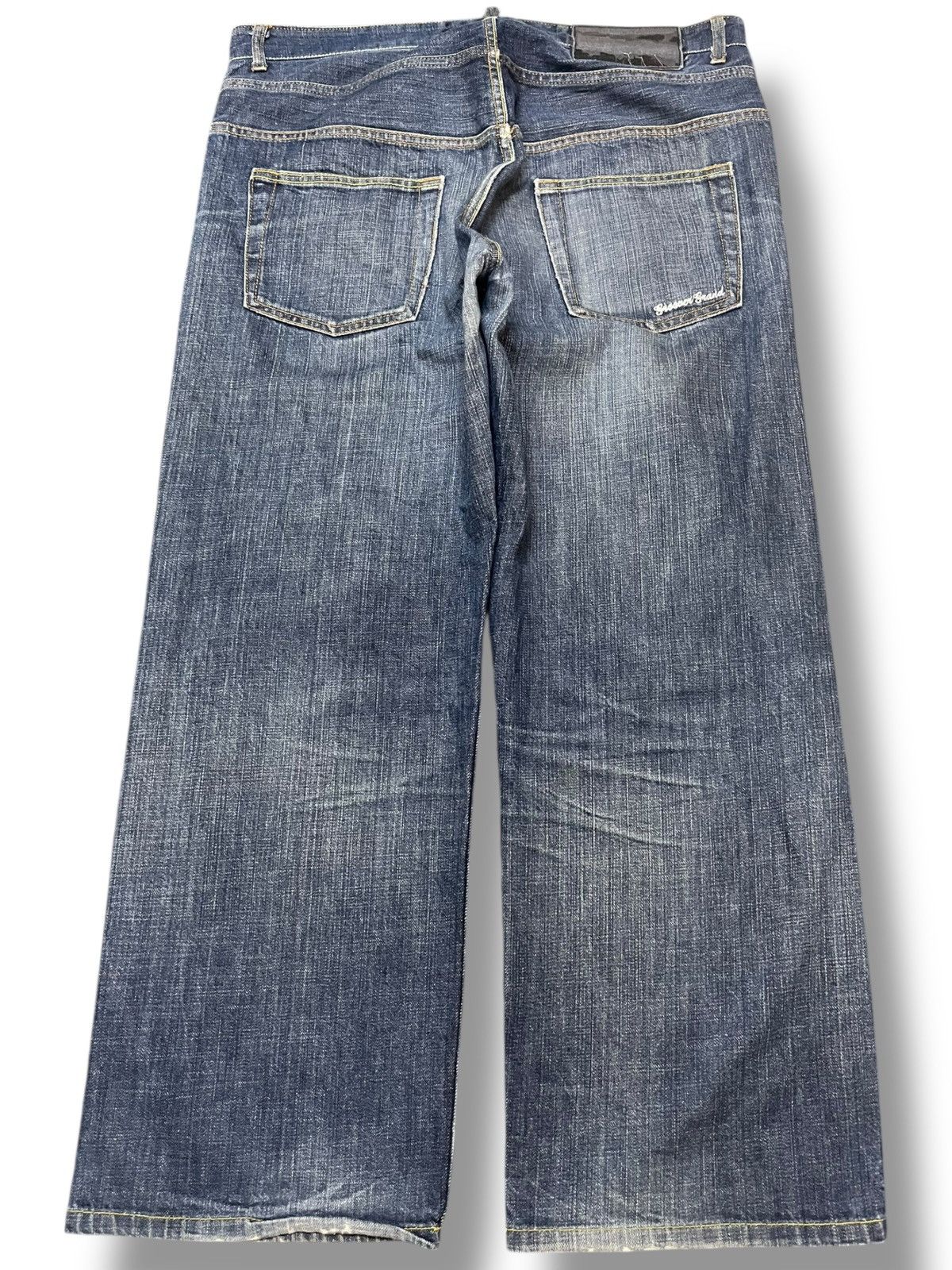 JNCO × Japanese Brand Vintage Groove Grand Baggy Distressed Denim Size US 35 - 6 Thumbnail
