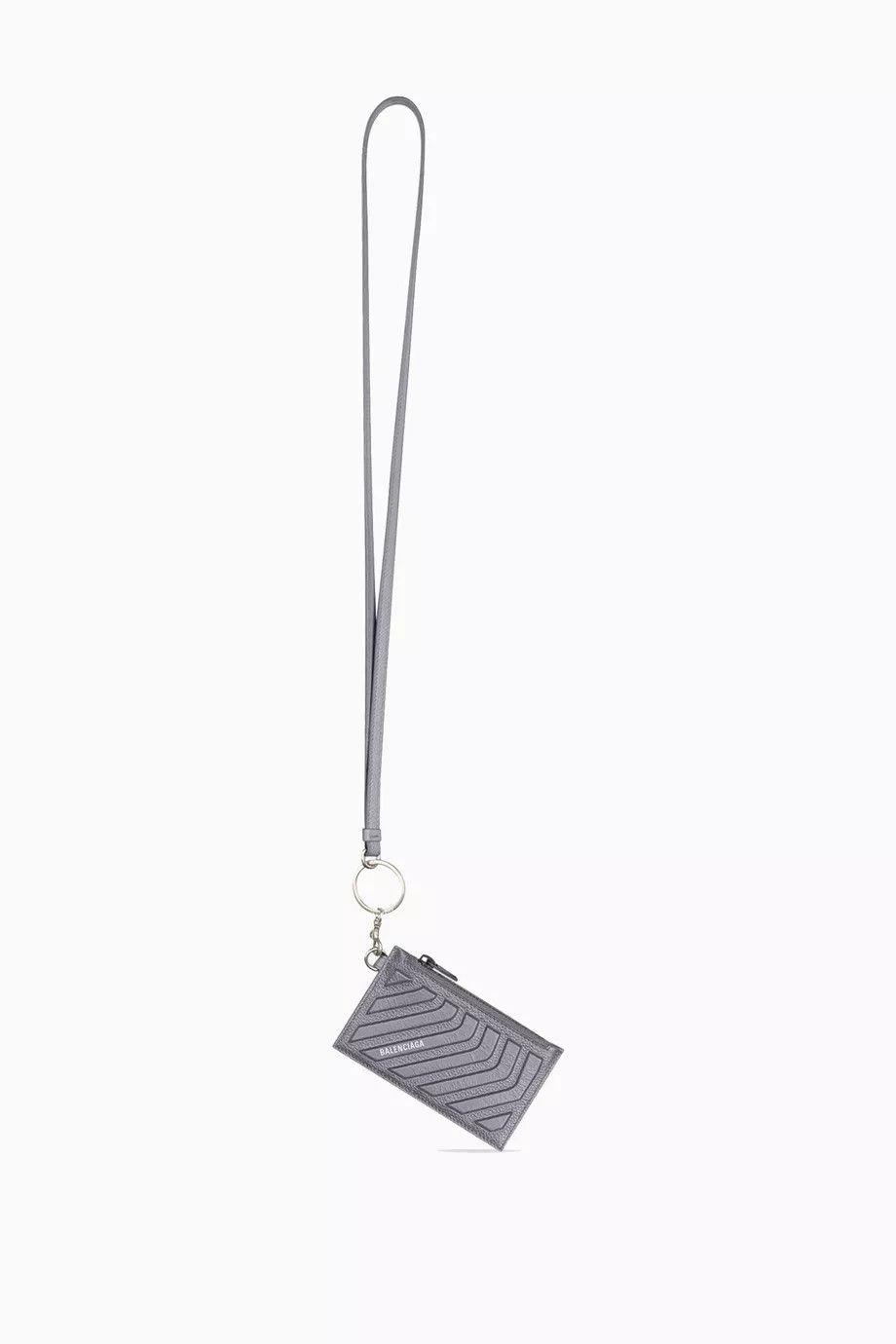 Balenciaga o1y0626 Size : OS / Card Holder in Silver Size ONE SIZE - 3 Thumbnail