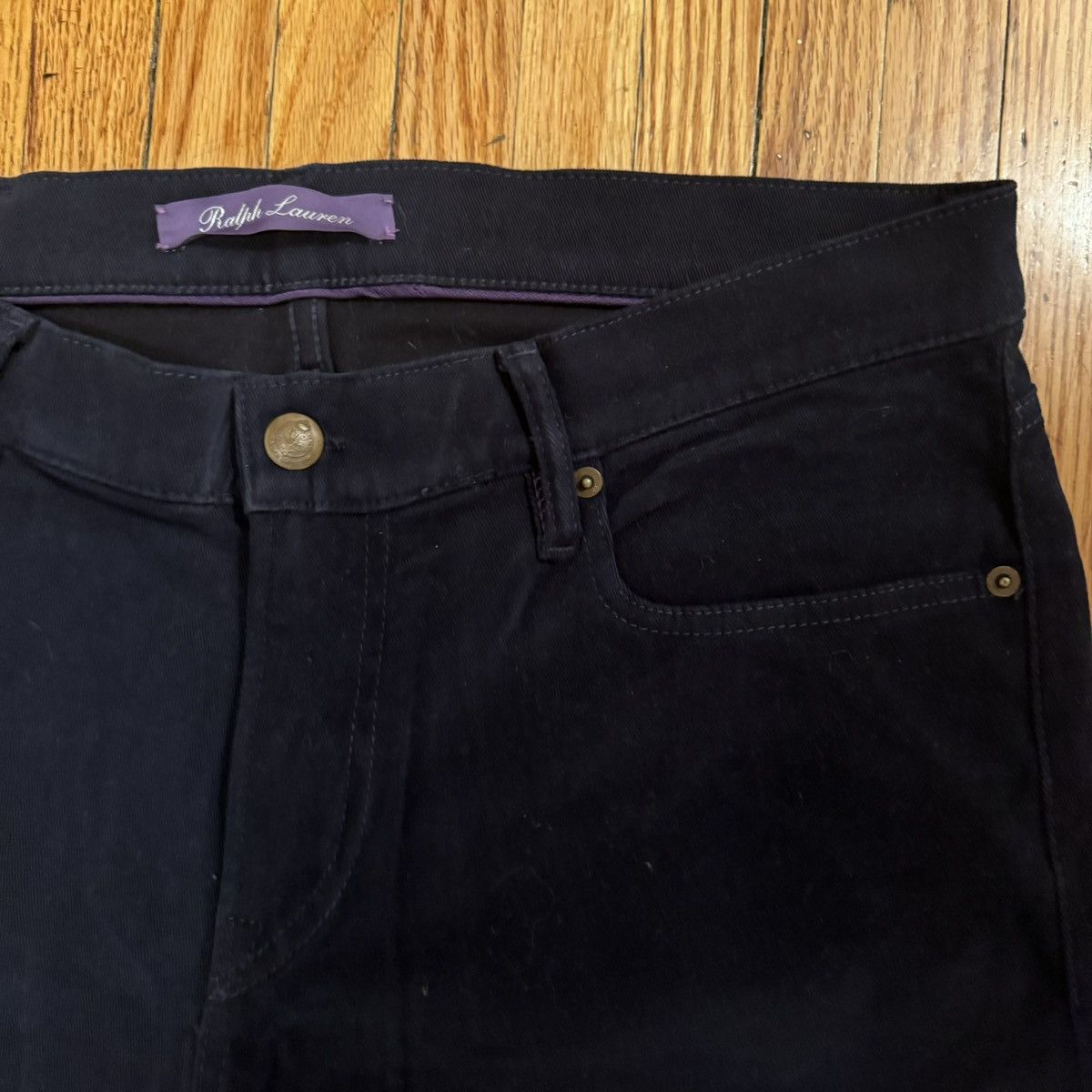Polo Ralph Lauren Ralph Lauren Purple Label Velvet Pants Size US 34 / EU 50 - 4 Thumbnail