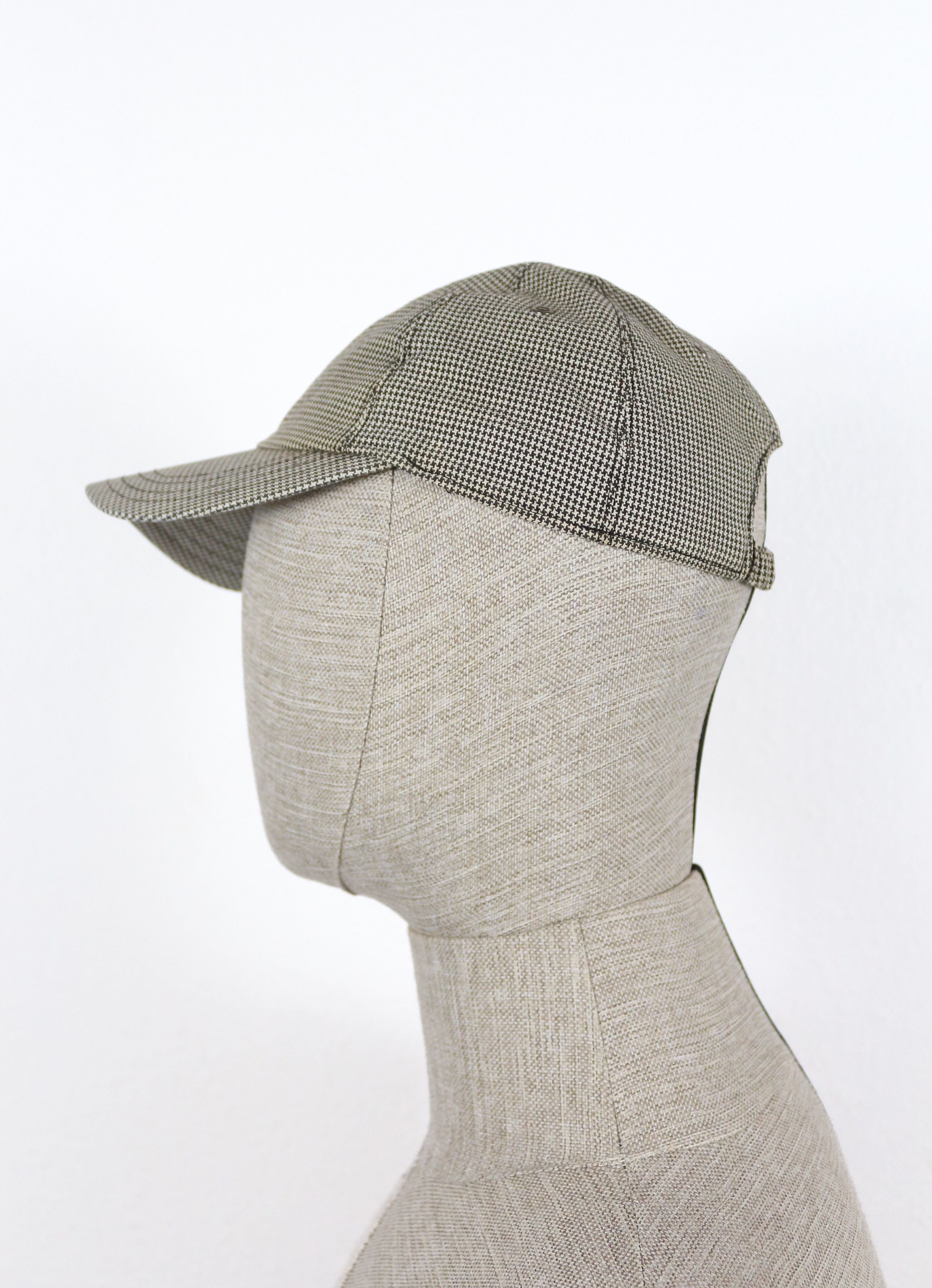 A.P.C. A.P.C. Houndstooth Knit Baseball Cap Hat Size ONE SIZE - 1 Thumbnail