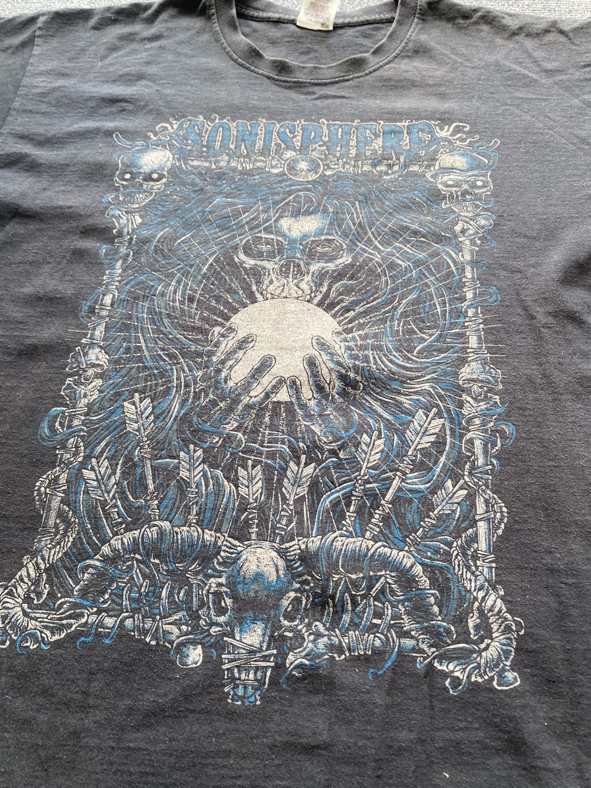 Band Tees 🔥2010 Sonisphere Metallica Megadeth Slayer Tour band tee Size US L / EU 52-54 / 3 - 19 Thumbnail