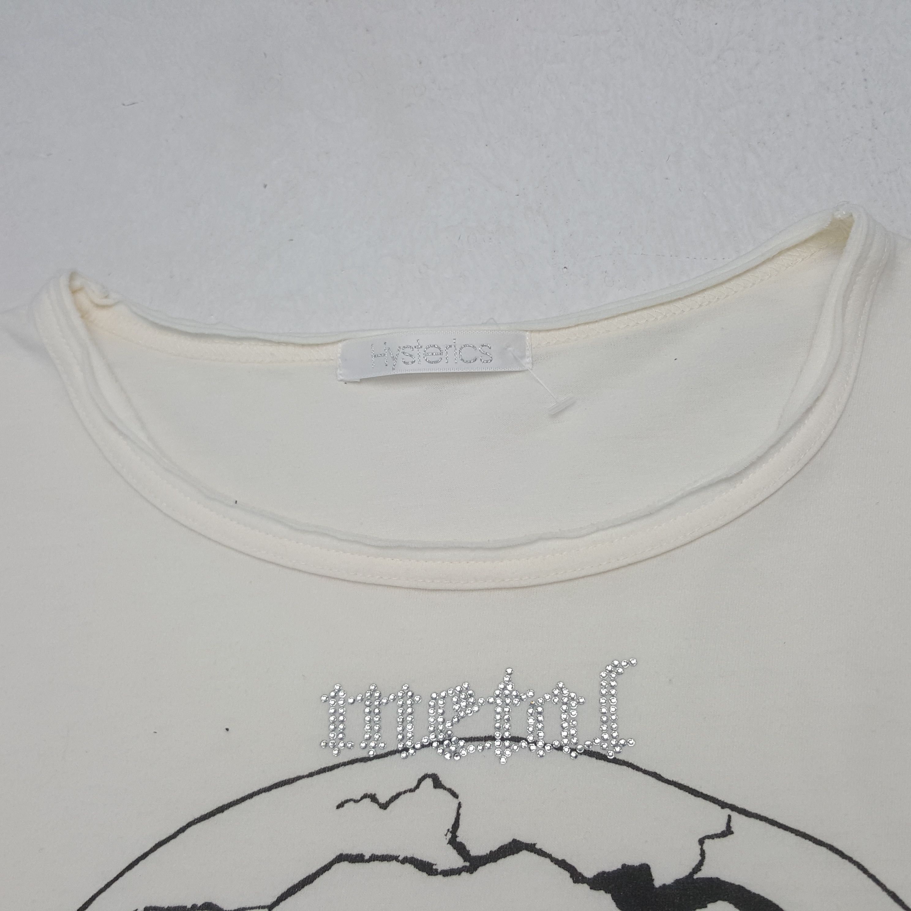 Hysteric Glamour Vintage Hysteric Glamour Skull Punk Style Tshirt Size S / US 4 / IT 40 - 4 Thumbnail