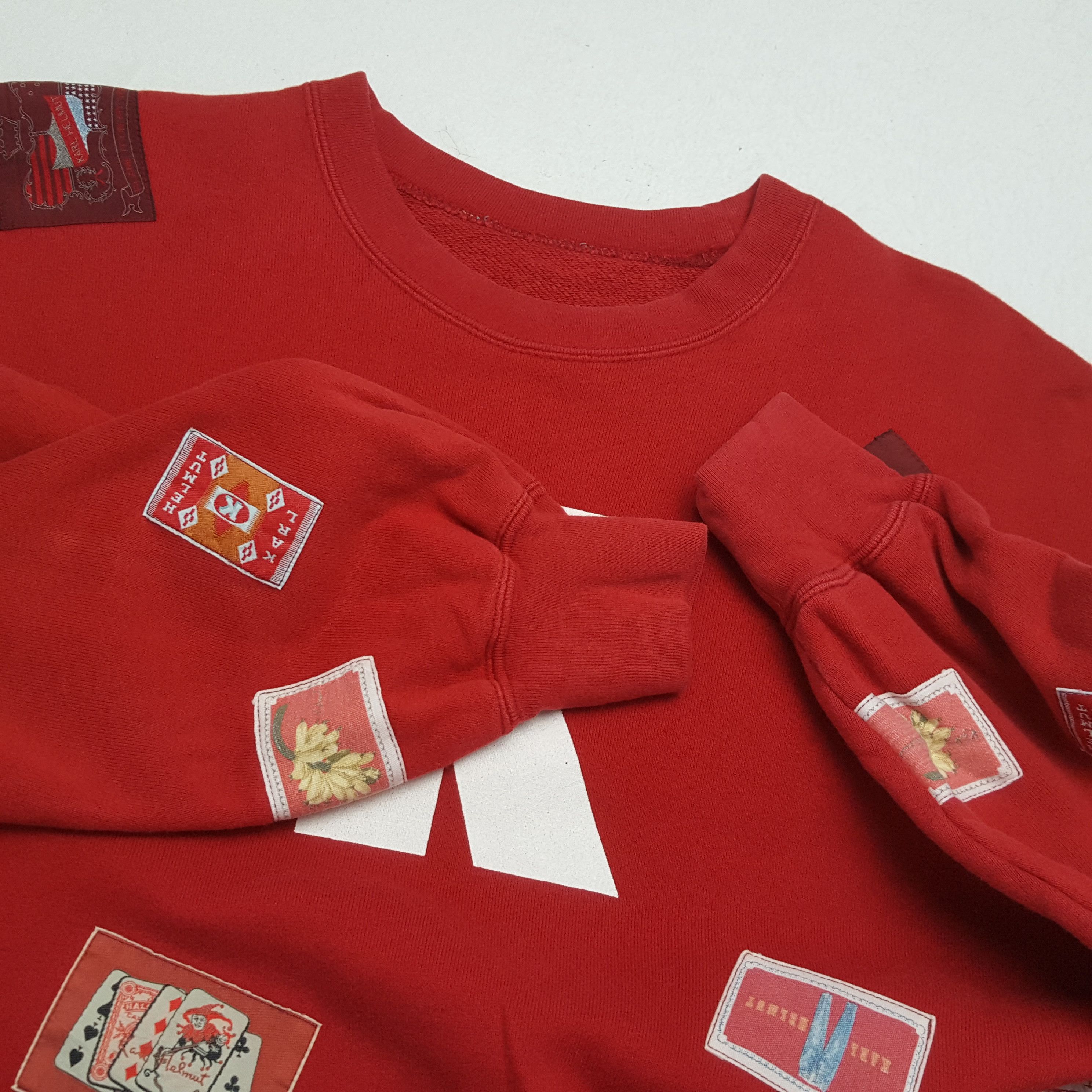Karl Helmut × Vintage KARL HELMUT Fashion Design Style Sweatshirt Size US L / EU 52-54 / 3 - 9 Thumbnail