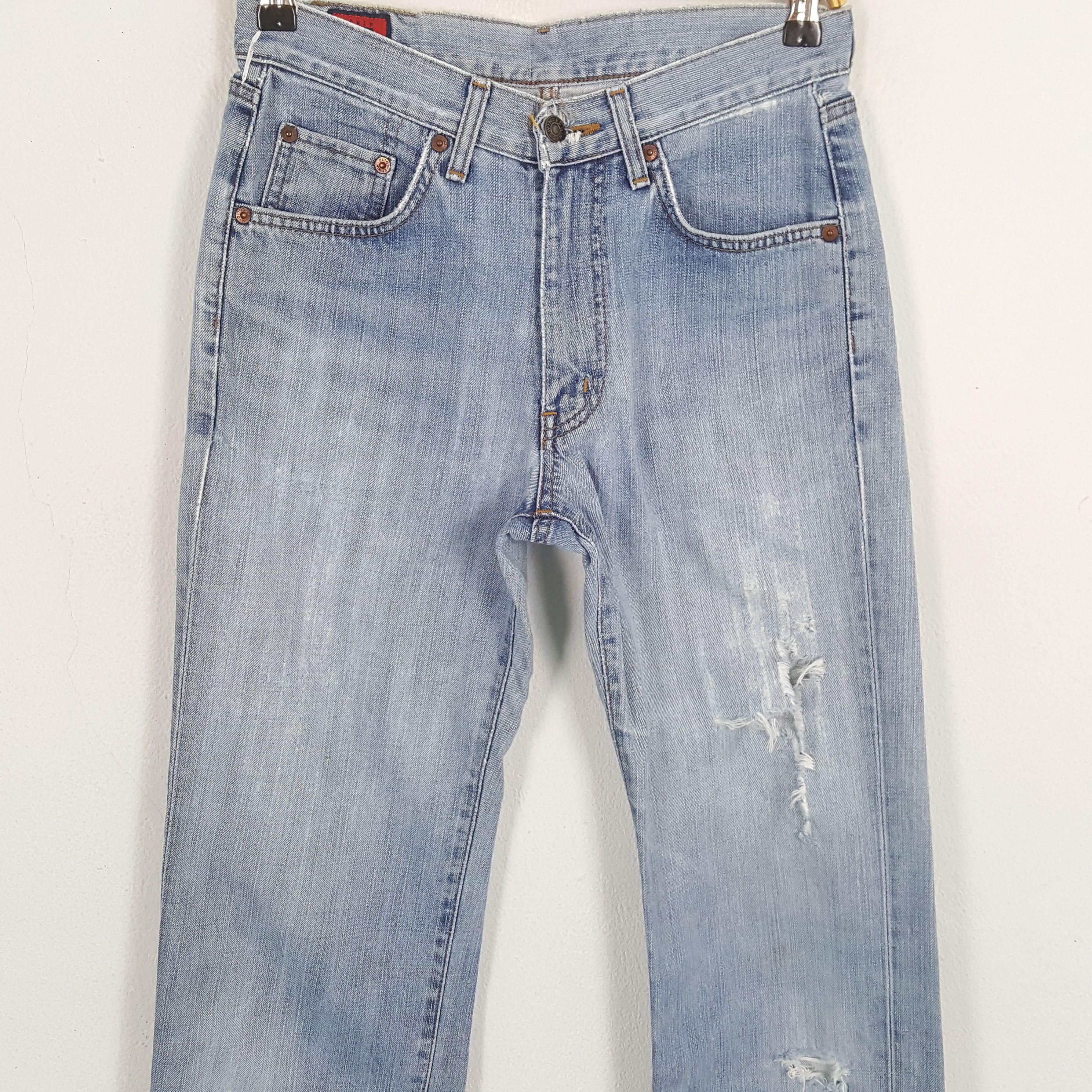 Edwin × Vintage Vintage EDWIN American Punk Style Distressed Denim Jean Size US 28 / EU 44 - 2 Thumbnail