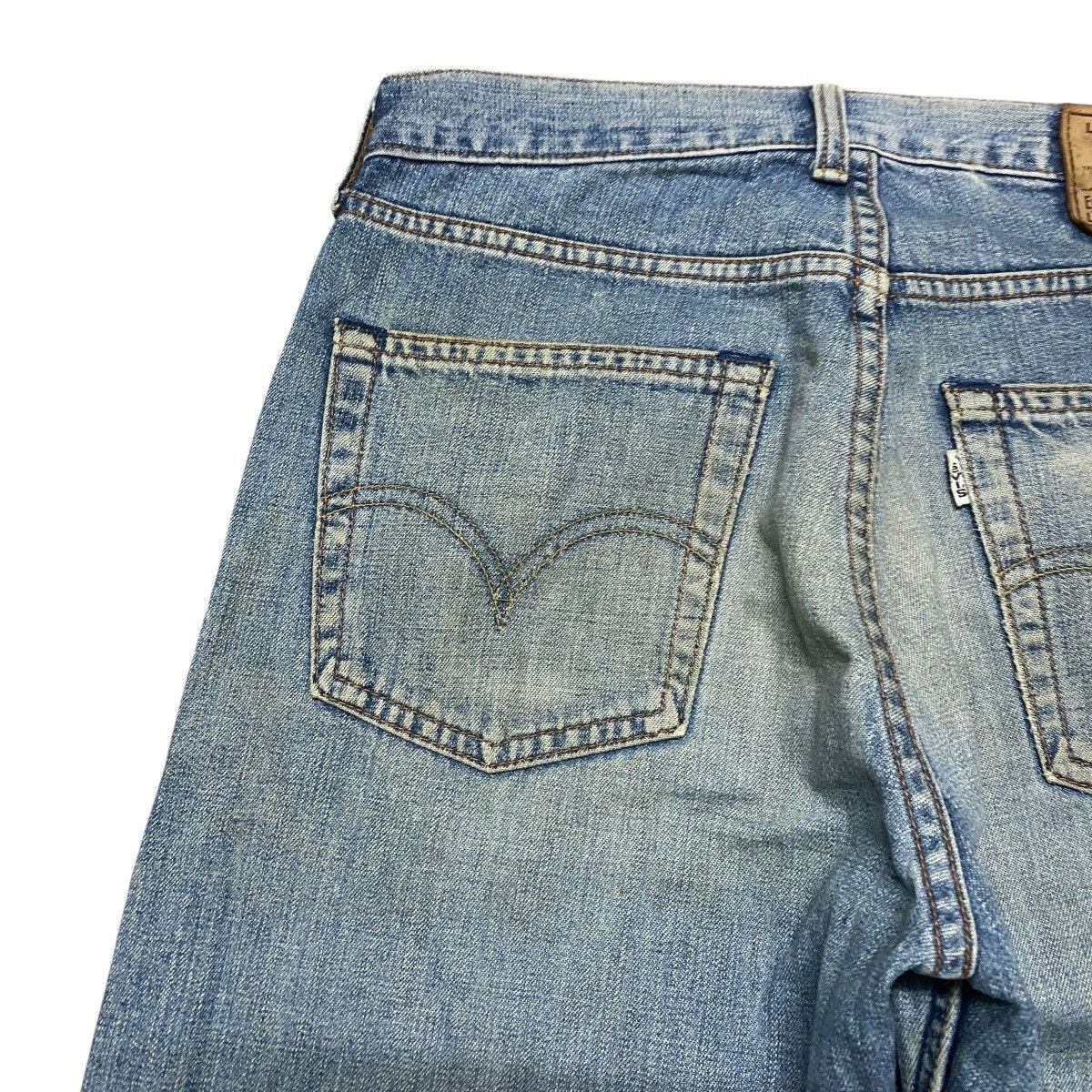 Levi's Vintage Levis 503 Distressed Denim Selvedge Jeans Size US 29 - 10 Thumbnail